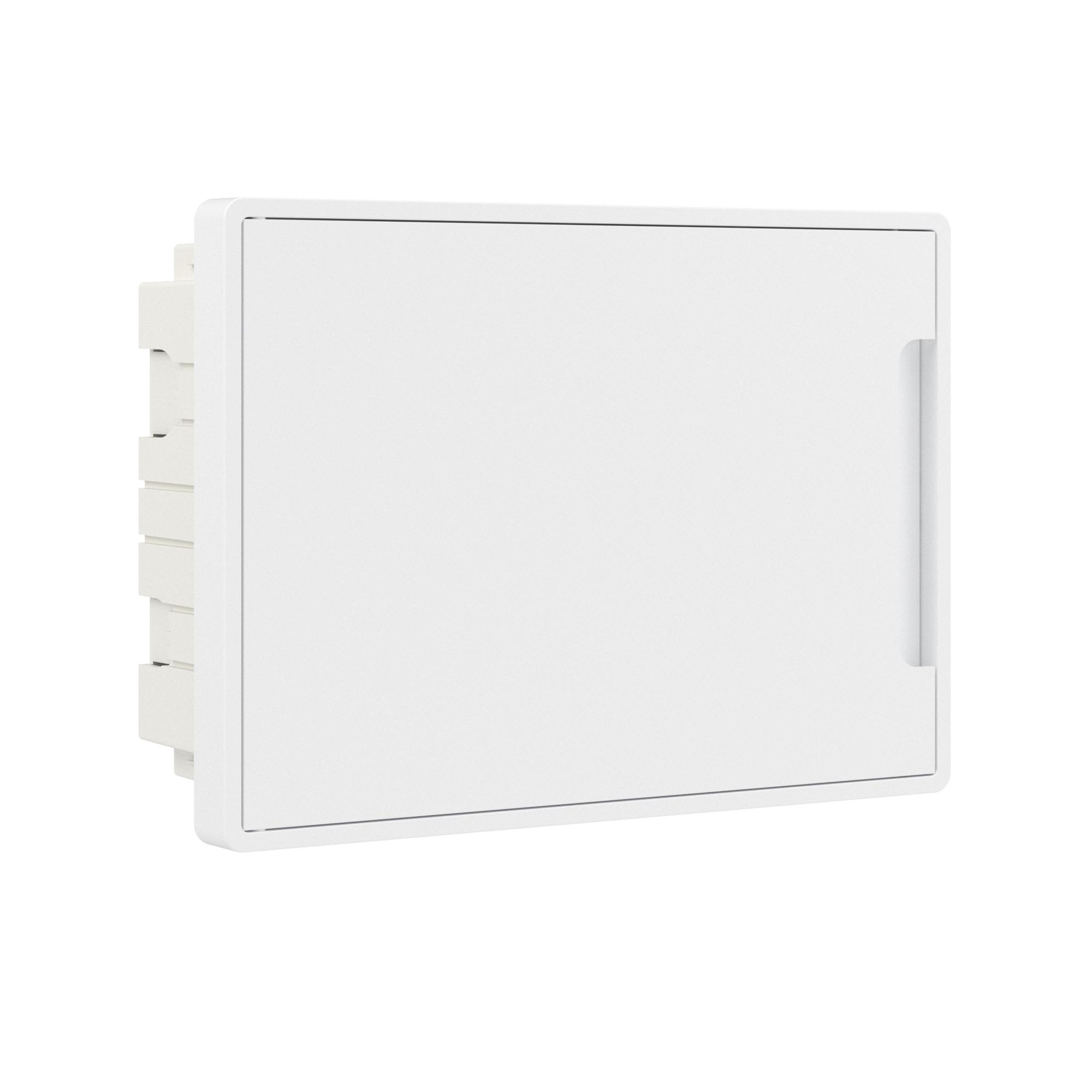 Модульные щитки "Фрейм" (FRAME) встраиваемые Щиток 12 мод встраиваемый Фрейм (FRAME), белый, с белой дверцей, с 2 шинами PEN на 6 и 8 отв. DKC|ДКС
