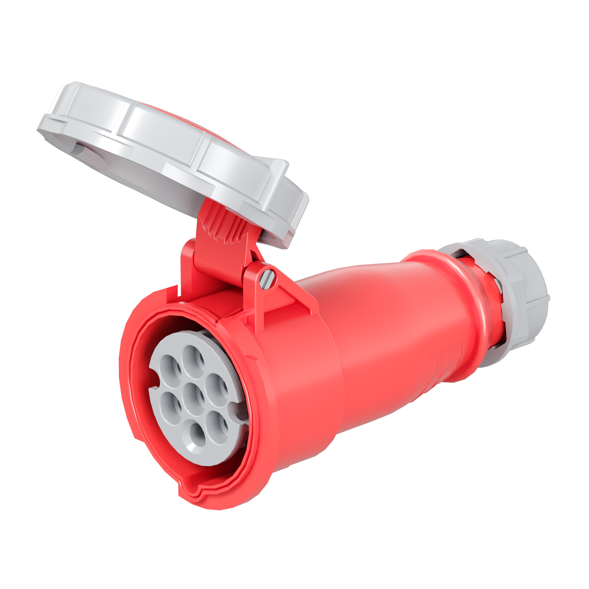 400 В, 6P+E Розетка кабельная CS IP67 32A 6P+E 400В DKC|ДКС