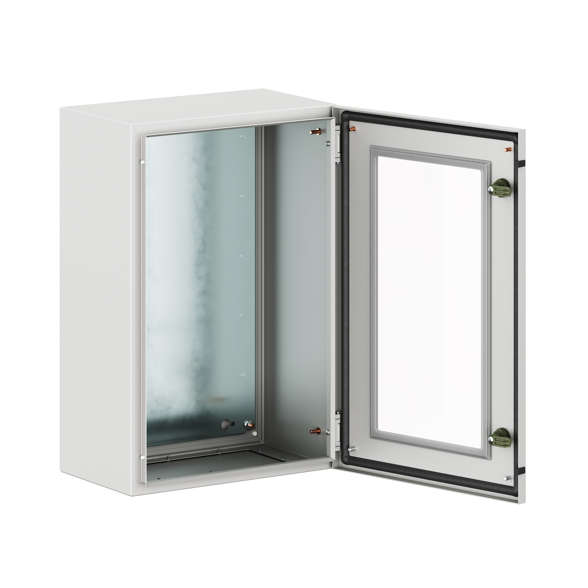 Корпус навесной уличный ST Outdoor с М/П с прозрачной дверью ВxШxГ 600x400x250 мм, IP66