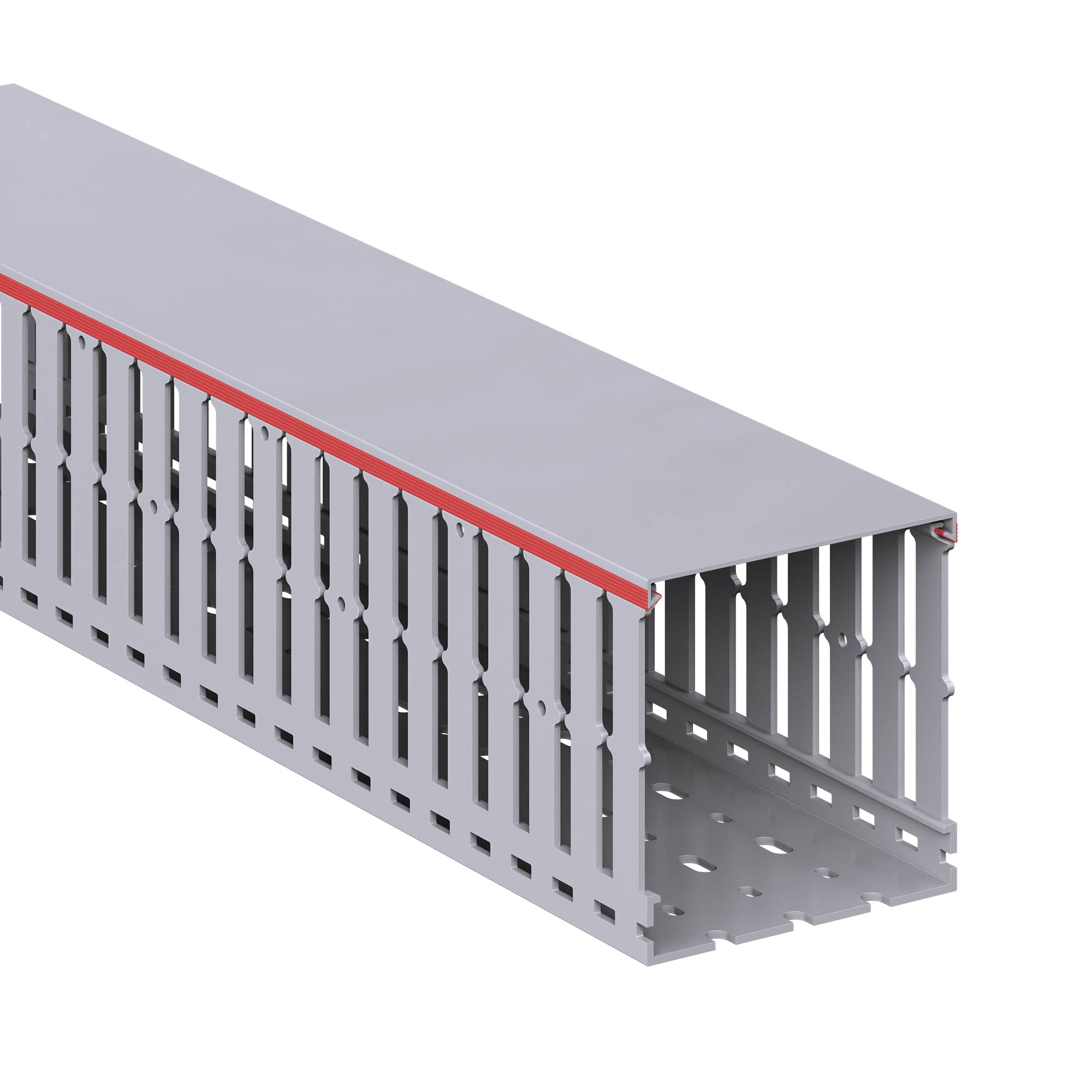 Перфорированные короба серии RL12 Короб перфорированный, серый RL12 100x100 DKC|ДКС