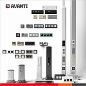 3D модели электроустановки "Avanti" – для дизайна интерьеров 3D модели электроустановки "Avanti" – для дизайна интерьеров