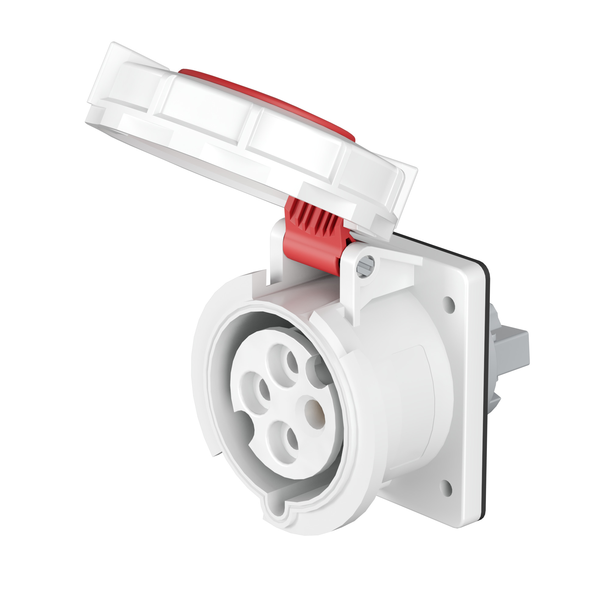 400 В, 3 ч Розетка панельная PSS IP67 32A 3P+E 400В 3h DKC|ДКС