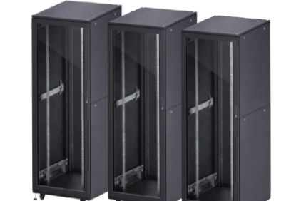 Серверные шкафы, 32U, передняя дверьсо стеклом, задняя сплошная