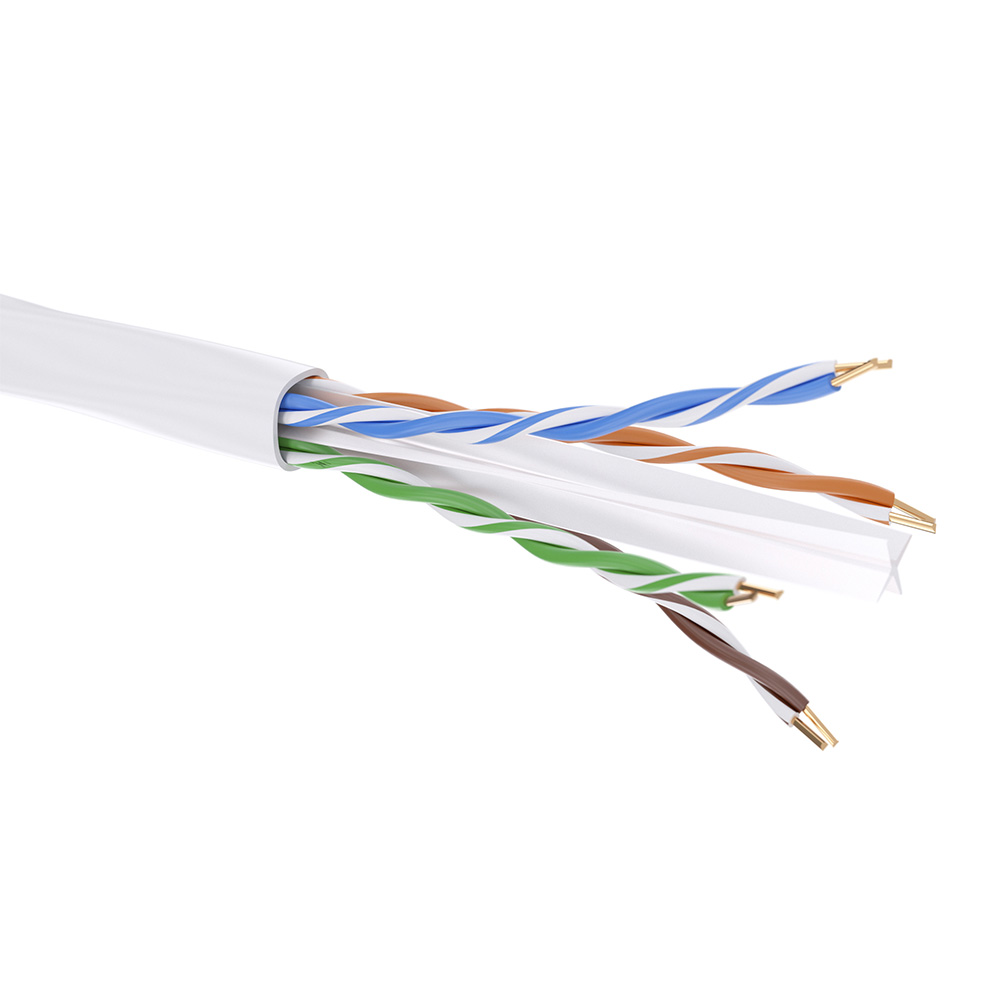  CAT 6, U/UTP, Hг(A)-LSLTx, бухта 305м, белый ДКС|DKC: подробные .