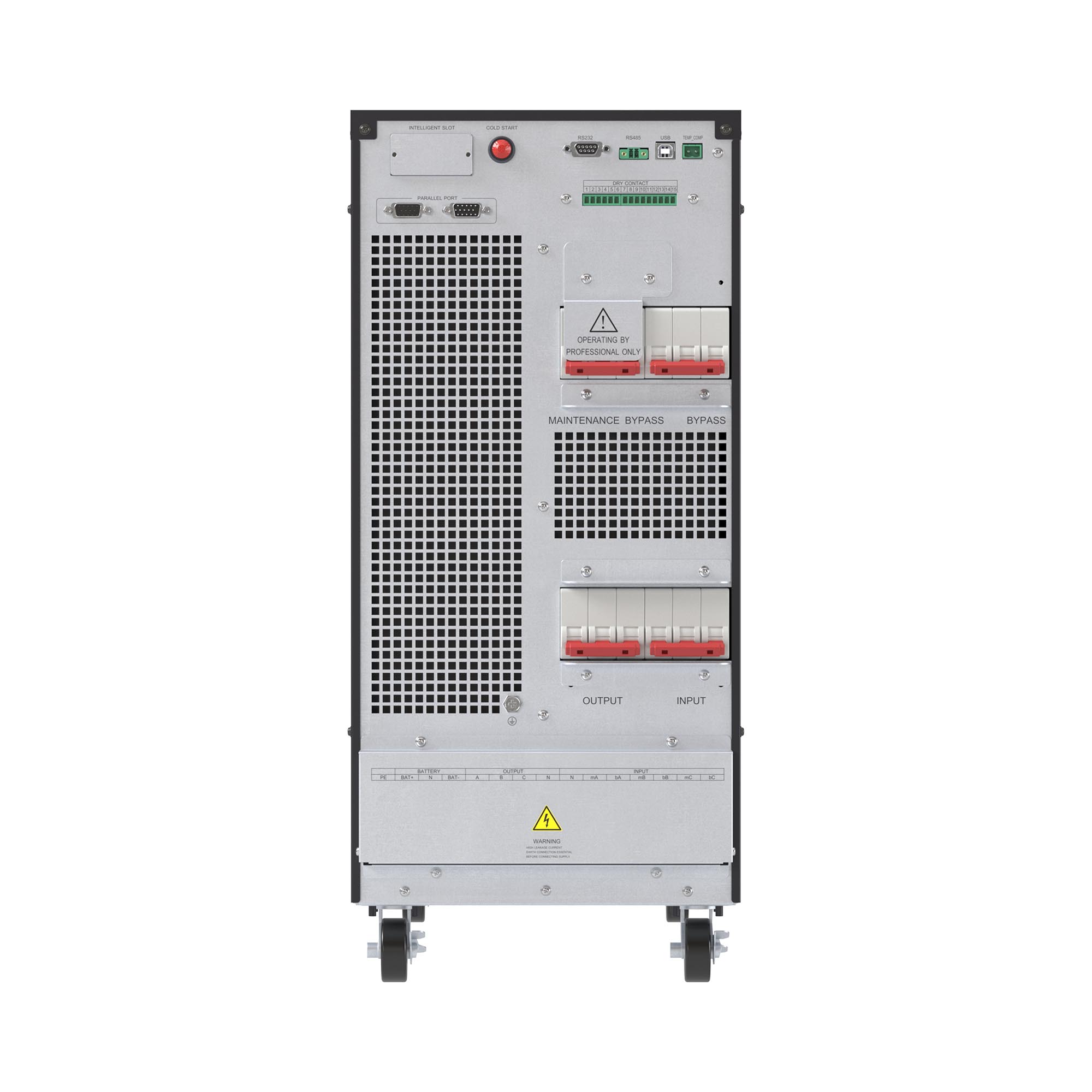 Трехфазный ИБП ДКС серии Трио МТ (Trio MT), 30 кВА / 30кВт, напольное исполнение, без внутренних АКБ
