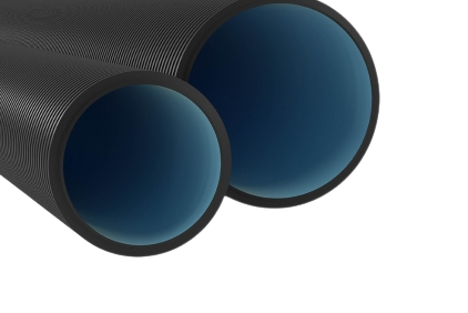 Двустенные электротехнические трубы для открытой прокладки