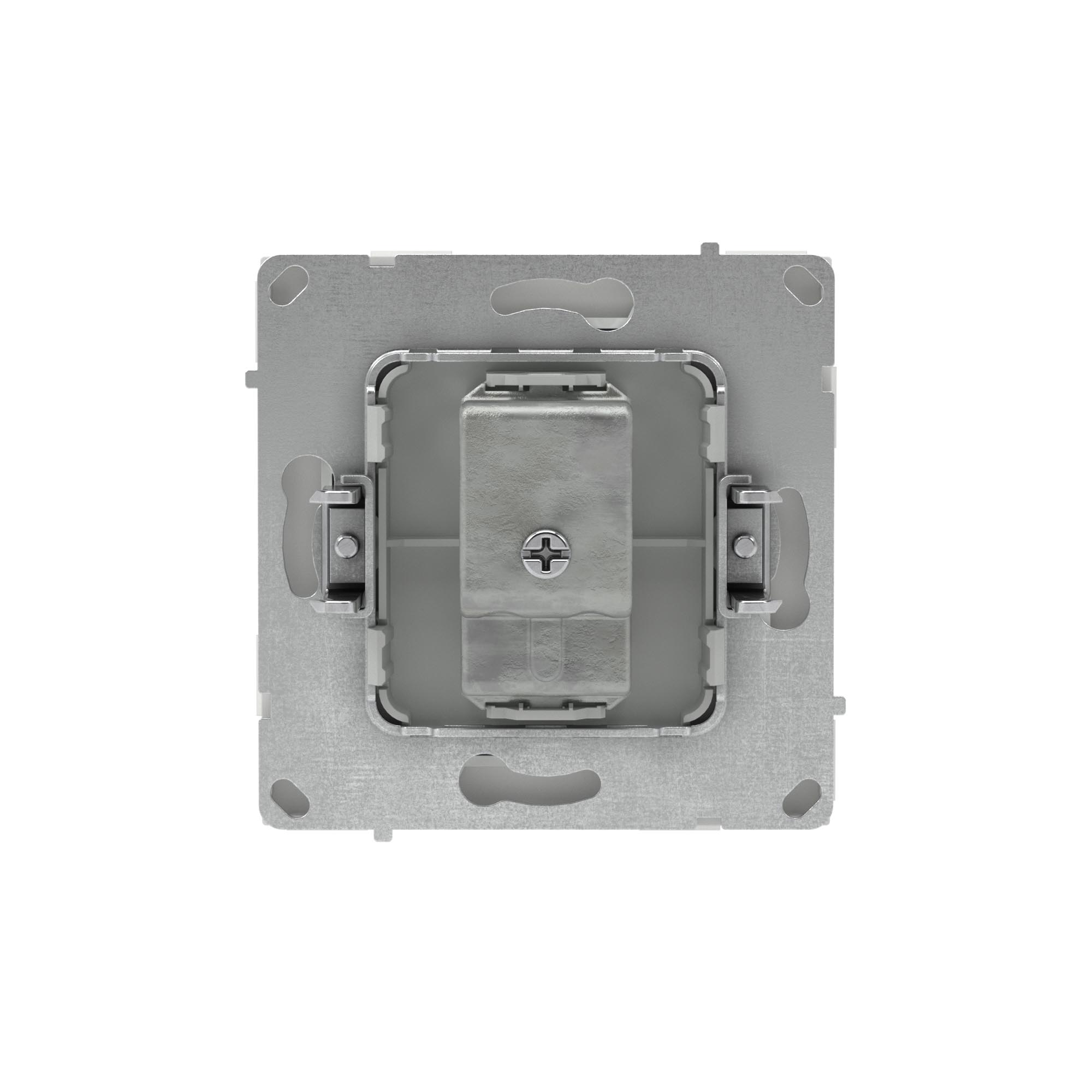 Розетка TV проходная, KANT, белый песок