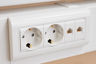 Electrical equipment for ducts and walls -