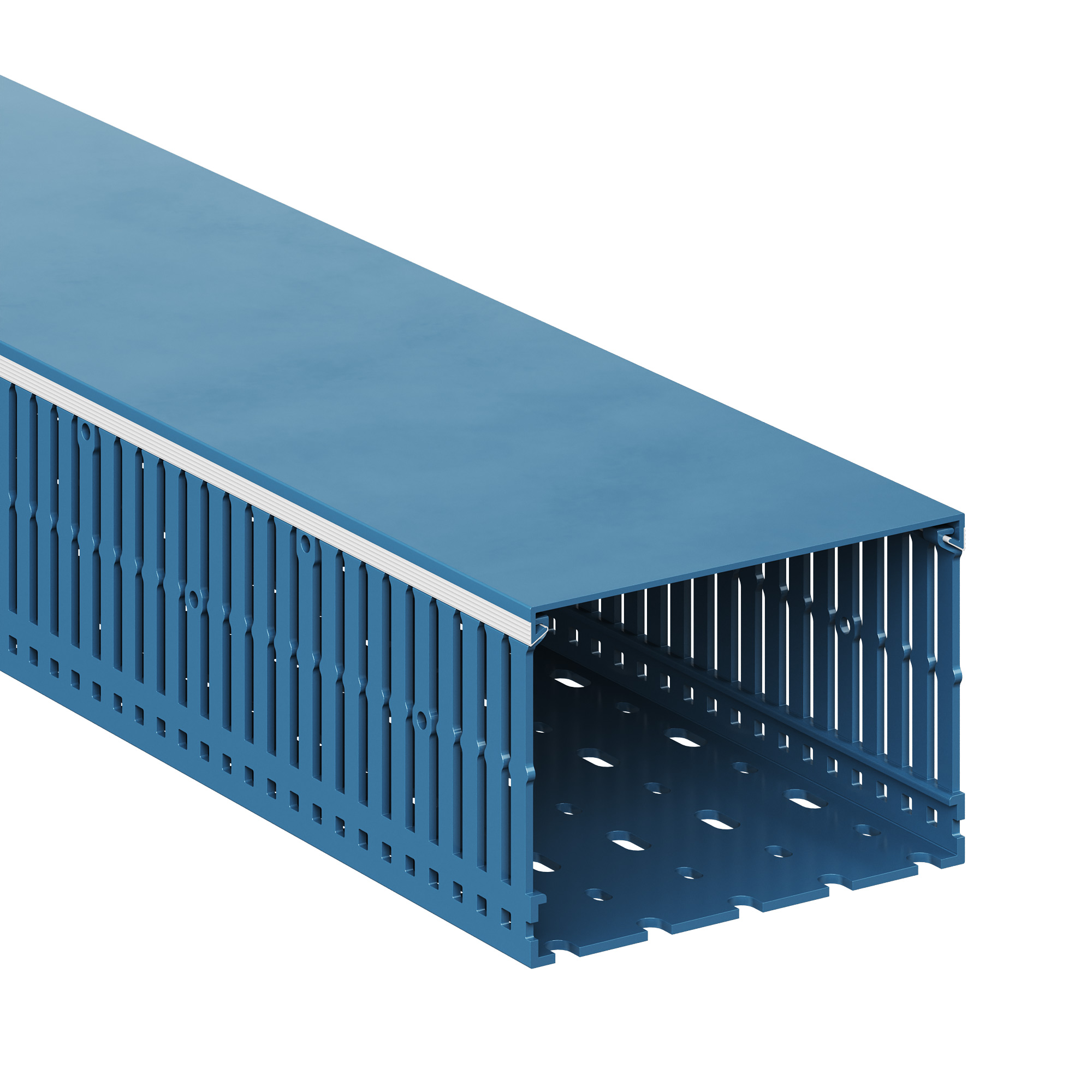 Перфорированные короба серии RL6 Короб перфорированный, синий RL6 120x80 DKC|ДКС