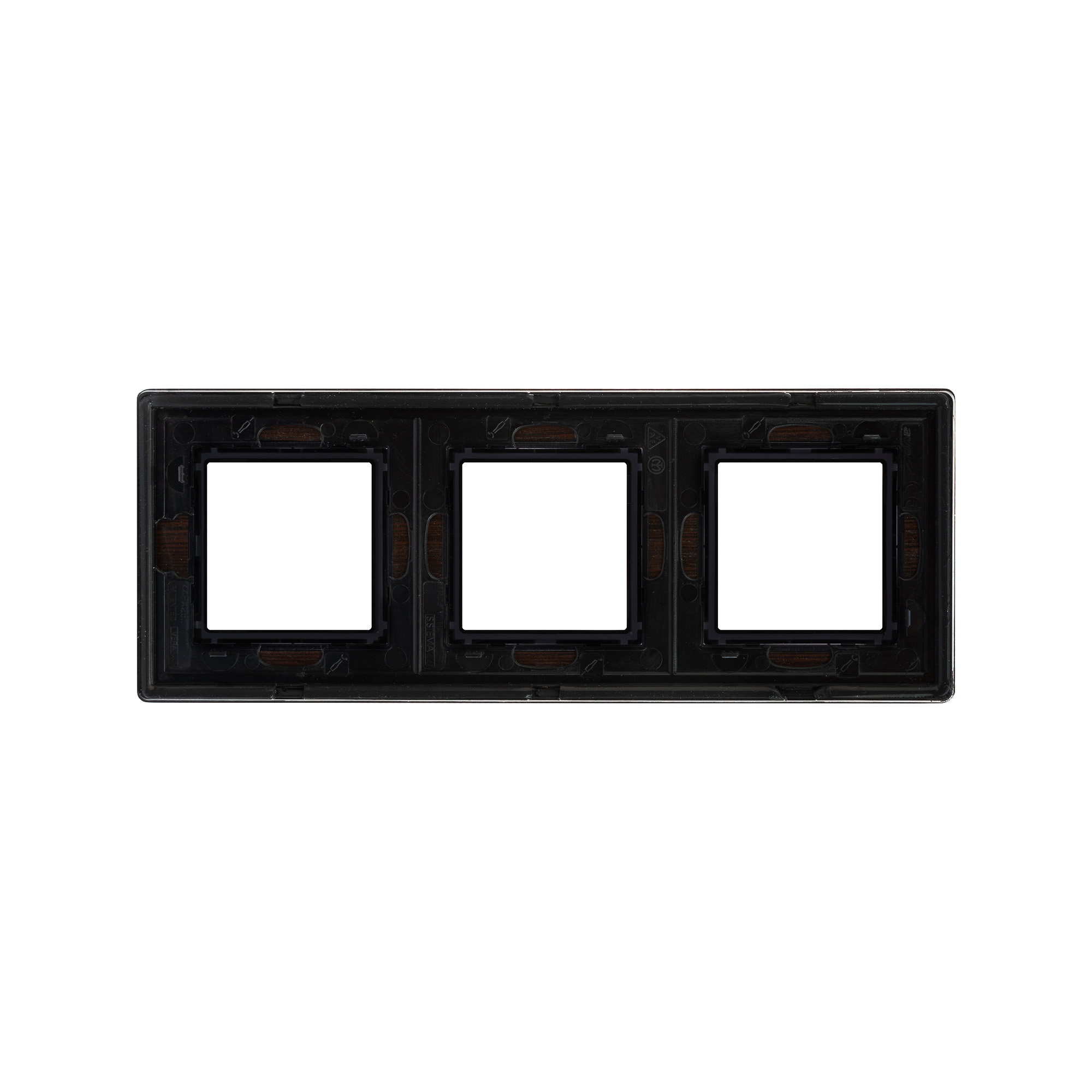 Рамка из натурального дерева 3 поста (6 мод.), Avanti, венге