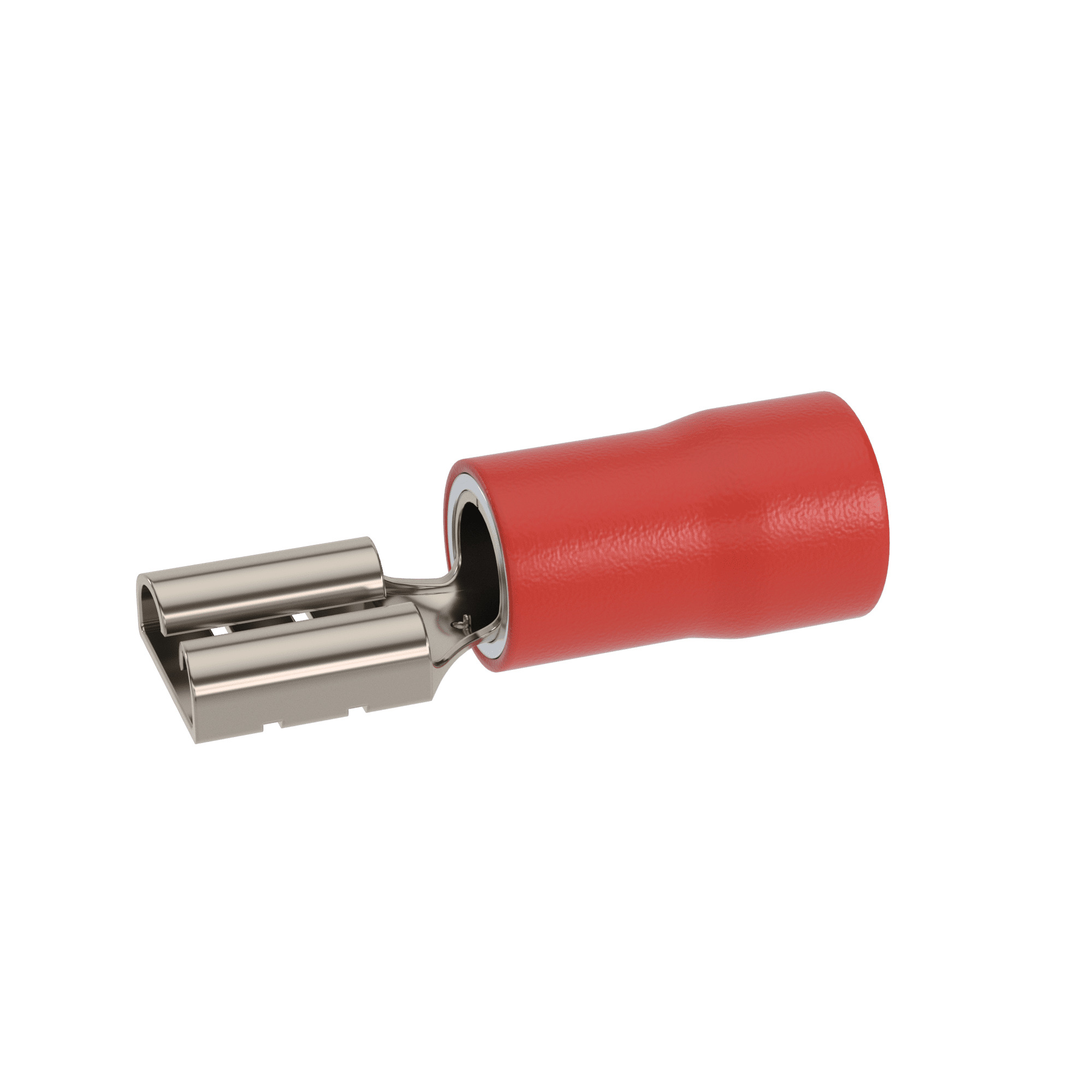 Разъёмы плоские изолированные (РПИ) Наконечник-разъем плоский, розетка 4.8x0.5, изолированный фланец, для кабеля сечением до 1.5кв.мм DKC|ДКС