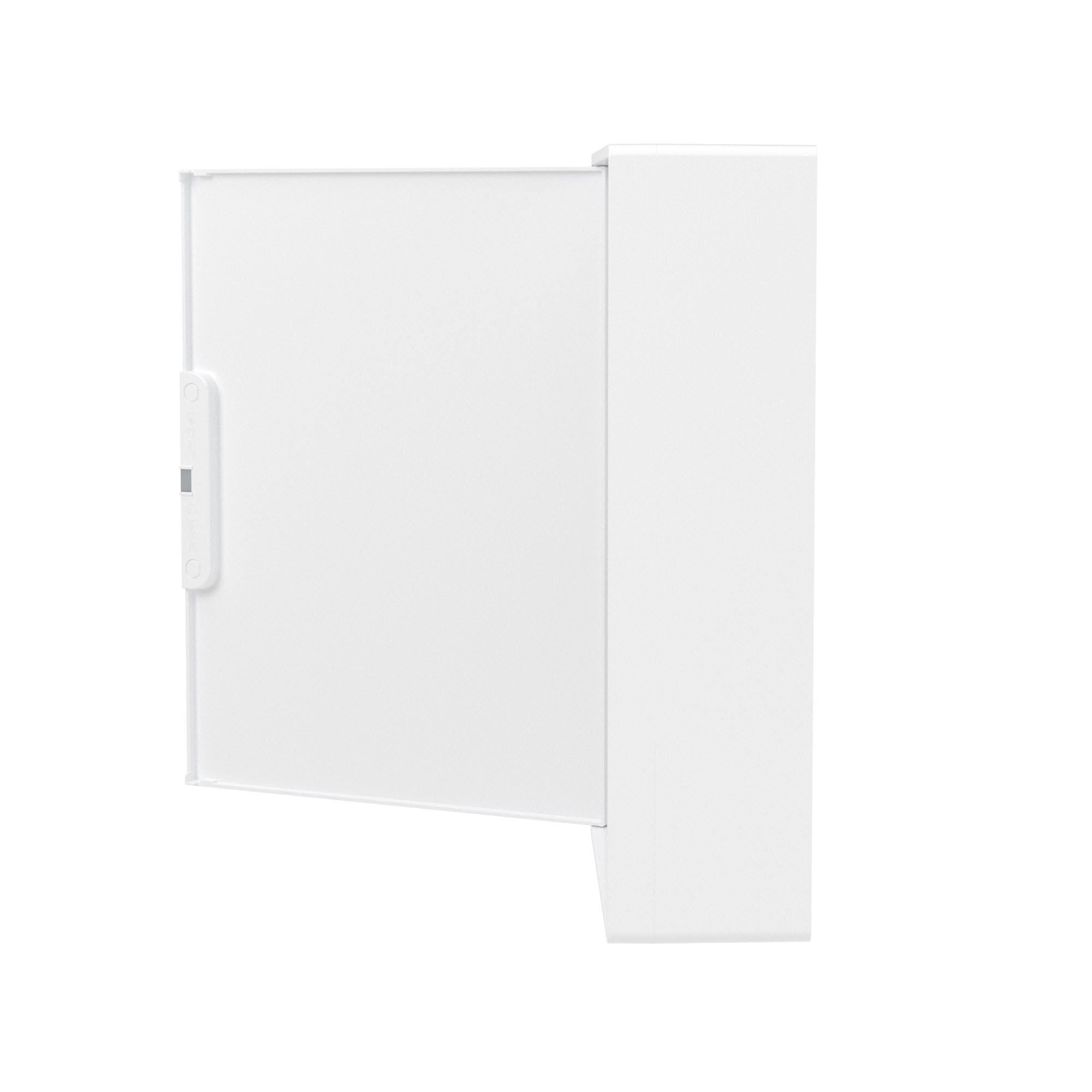 Щиток 24 мод настенный Фрейм (FRAME), белый, с белой дверцей, с 4 шинами PEN (2шт на 8 отв. и 2шт на 6 отв)