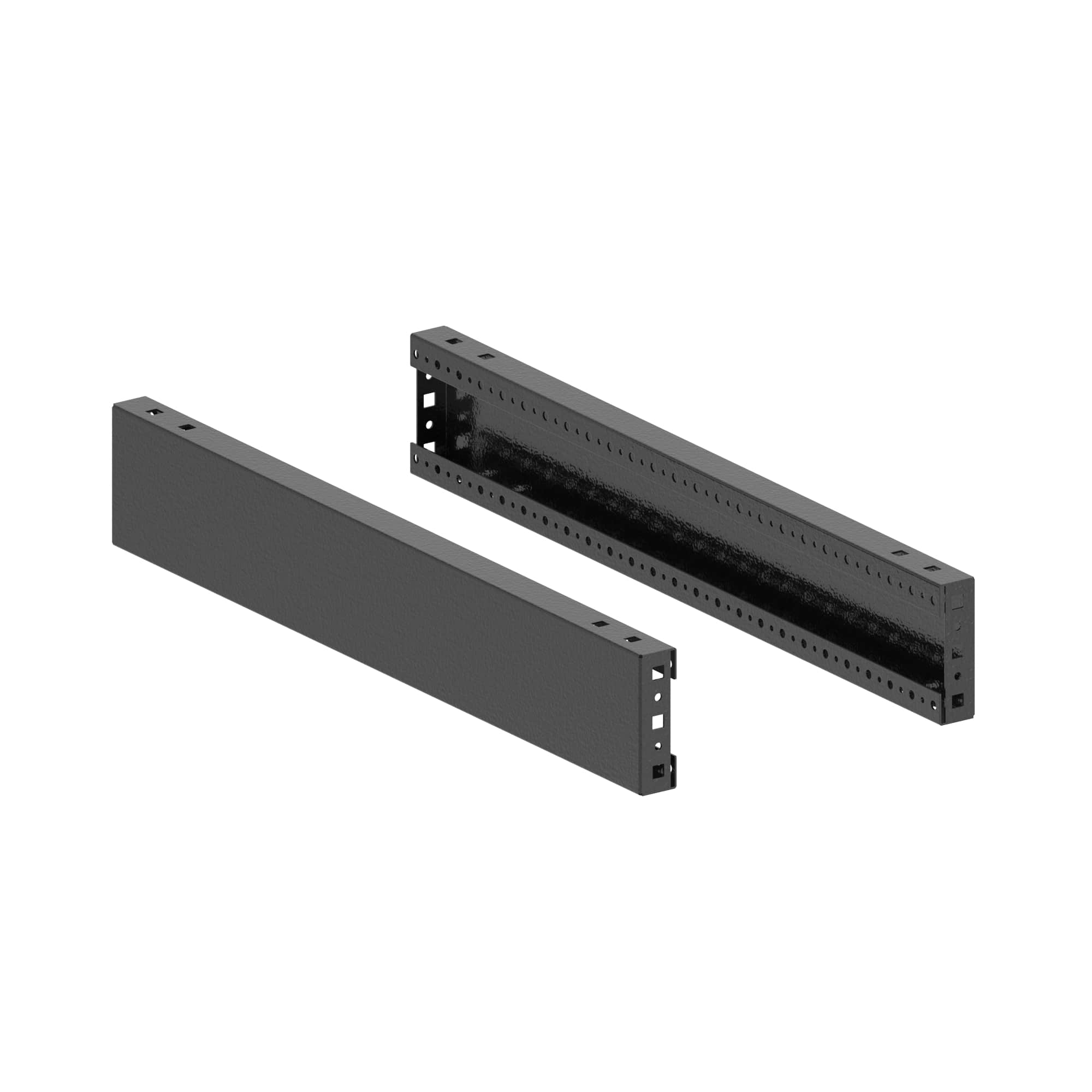 Base plinth kit, W/D=400 mm, H=100 mm, 1 kmp = 2 pcs. RAL9005