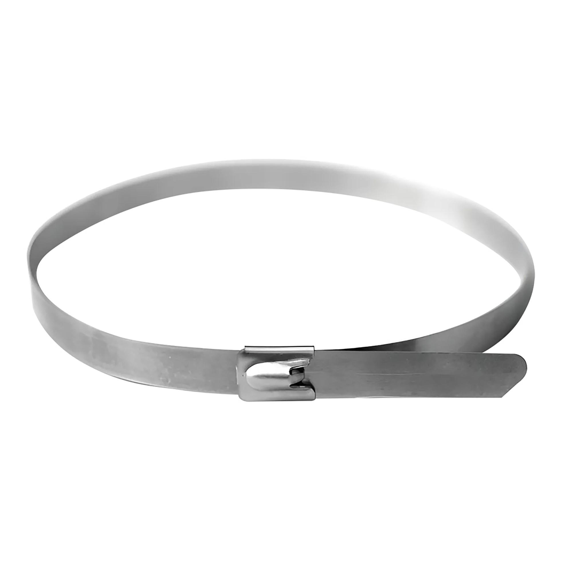 Хомут из нержавеющей стали AISI 316L 8х600 мм