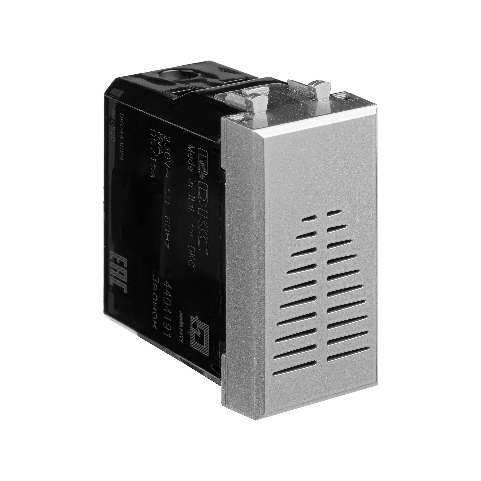 Звонок модульный, Avanti, закаленная сталь, 1 модуль