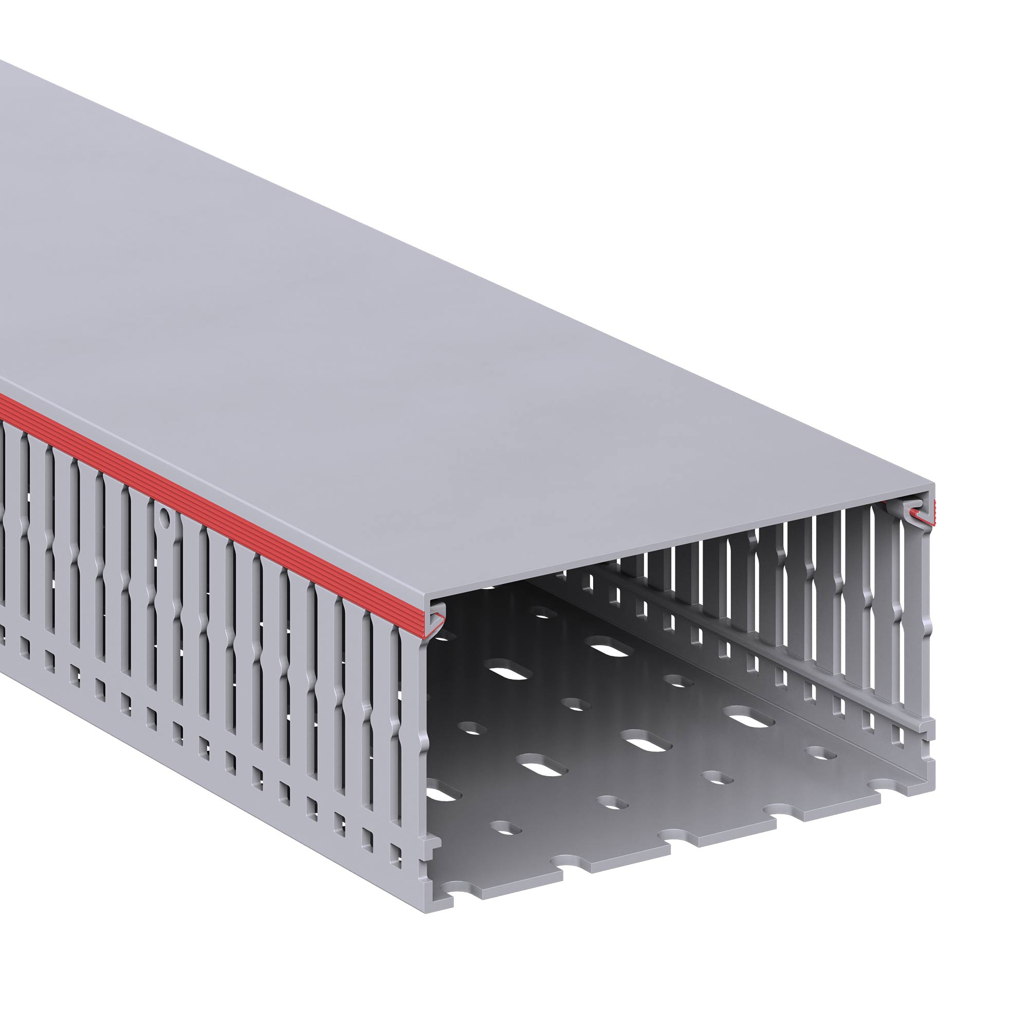 Перфорированные короба серии RL6 Короб перфорированный, серый RL6 120x60 DKC|ДКС