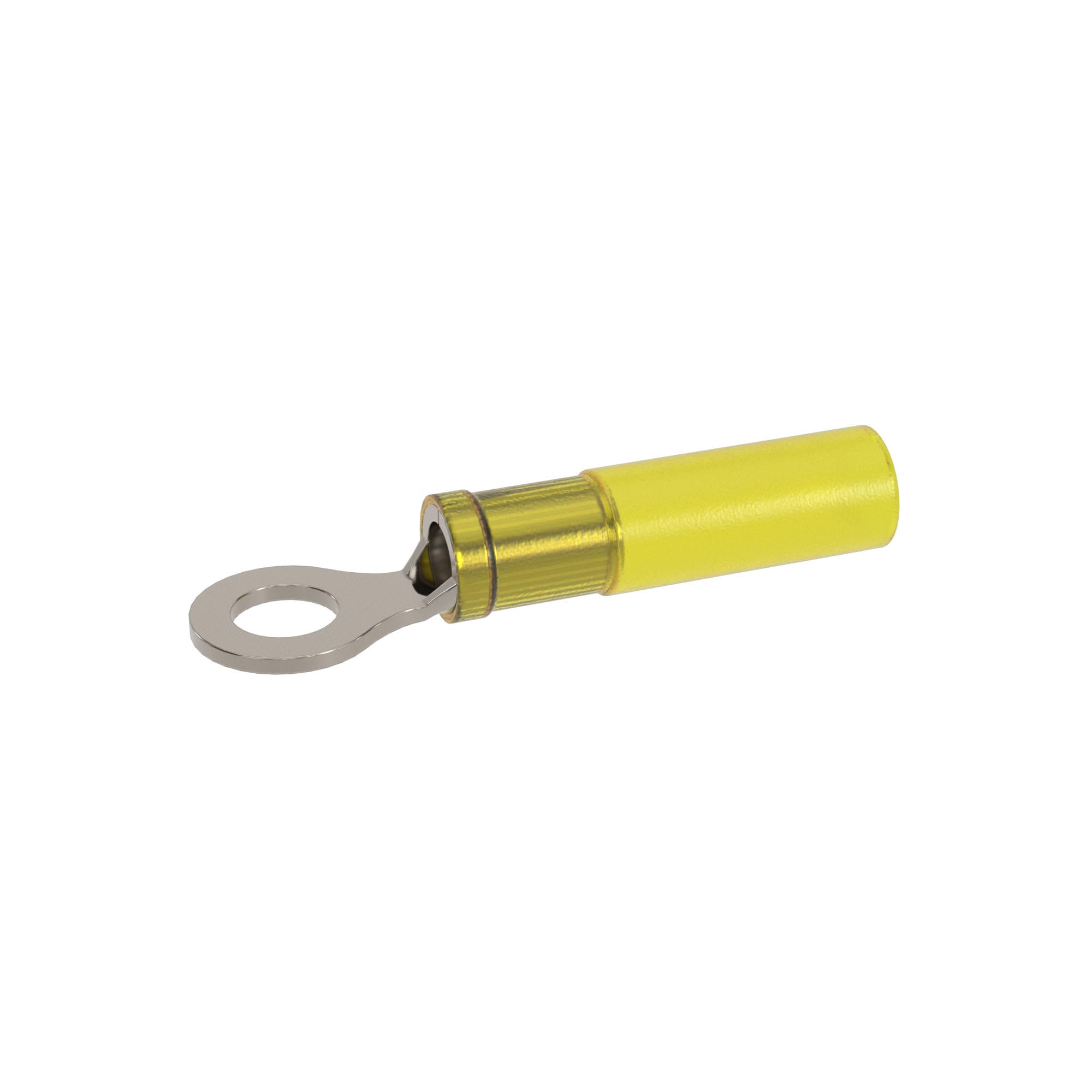 Кабельные наконечники кольцевые изолированные (НКИ) Наконечник кольцевой c изолированным фланцем ТУТ, для жилы сечением 4-6кв.мм с отверстием под винт М8 (НКИ-ТУТ) DKC|ДКС