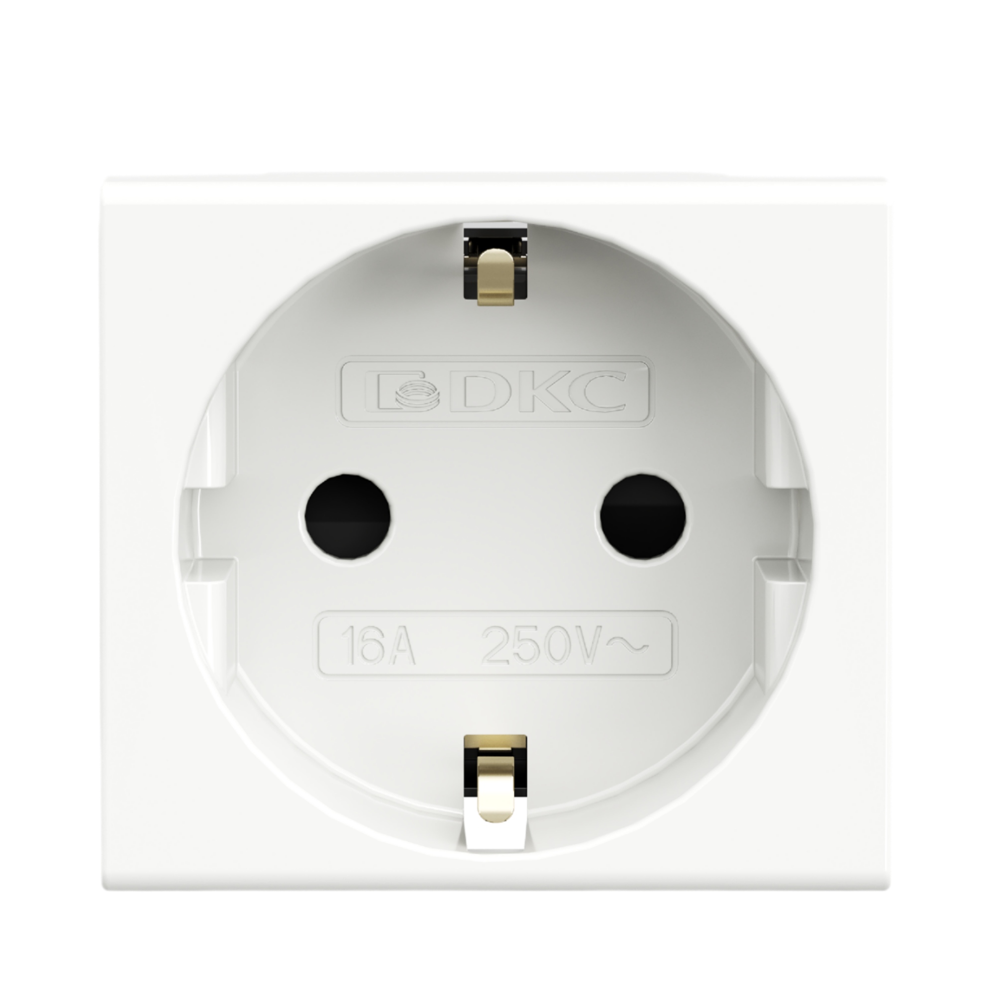 Розетка силовая 2Р+Е, со шторками, ЭУИ Вива (Viva)