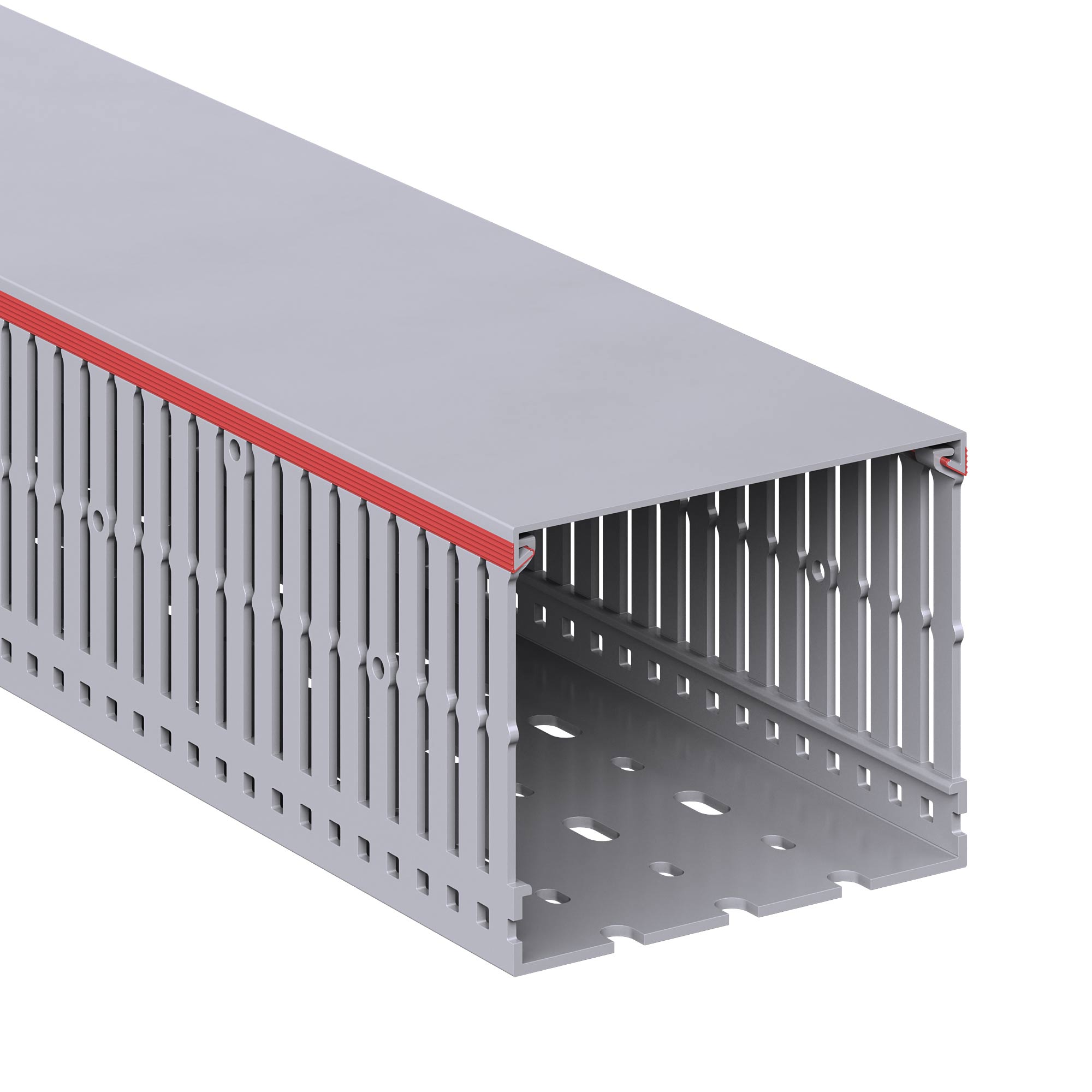 Перфорированные короба серии RL6 Короб перфорированный, серый RL6 100x80 DKC|ДКС