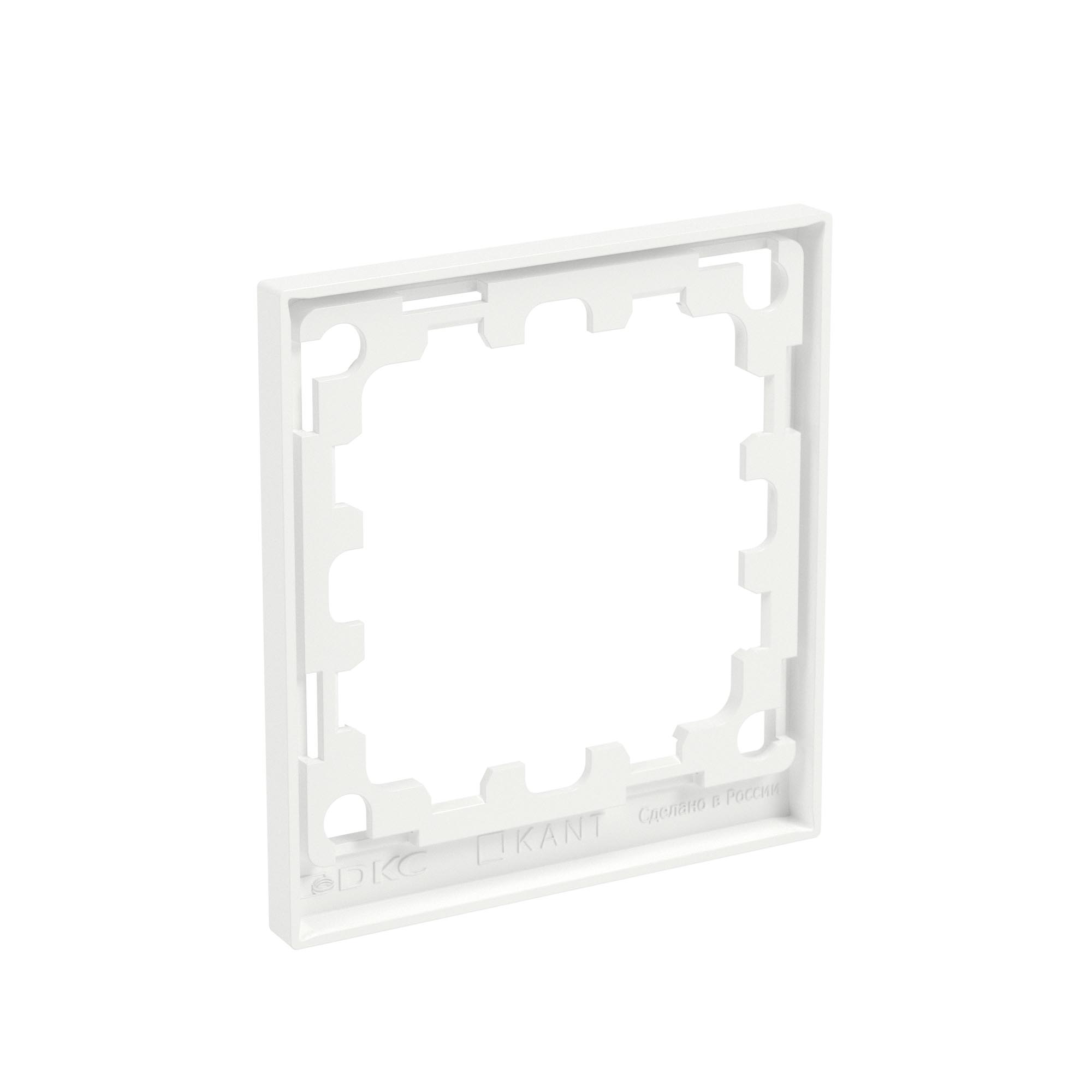 Рамка на 1 пост, KANT, белая магнолия