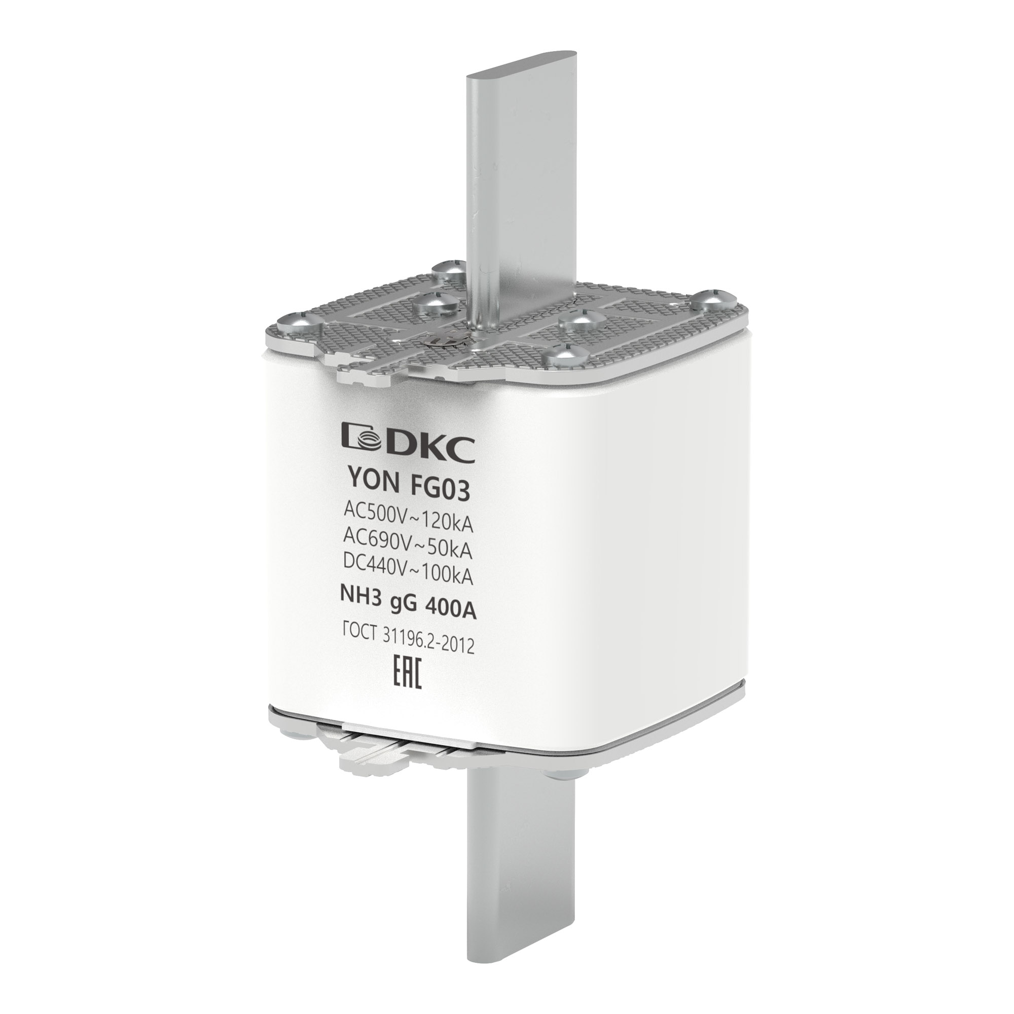 Предохранители YON pro Предохранитель YON ножевого типа FG3 с одинарной индикацией 400А DKC|ДКС