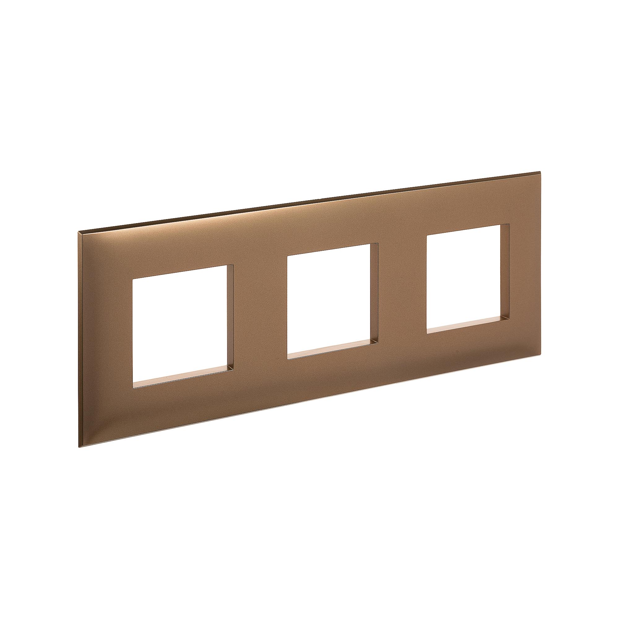 Рамка 3 поста (6 мод.), Avanti, золотистый жемчуг