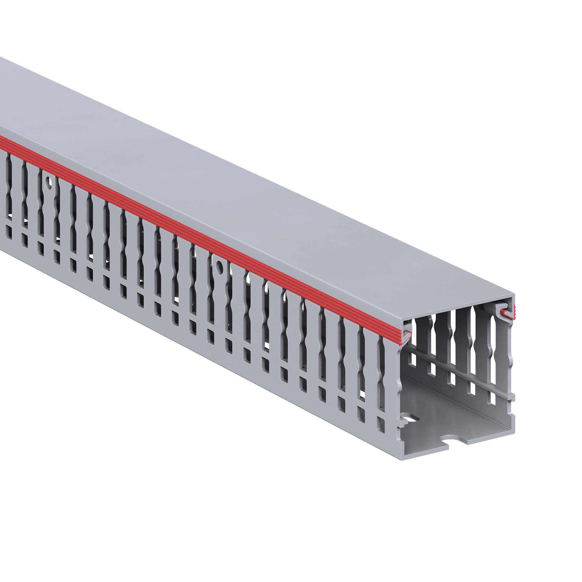 Перфорированные короба серии RL6 Короб перфорированный, серый RL6 40x40 DKC|ДКС