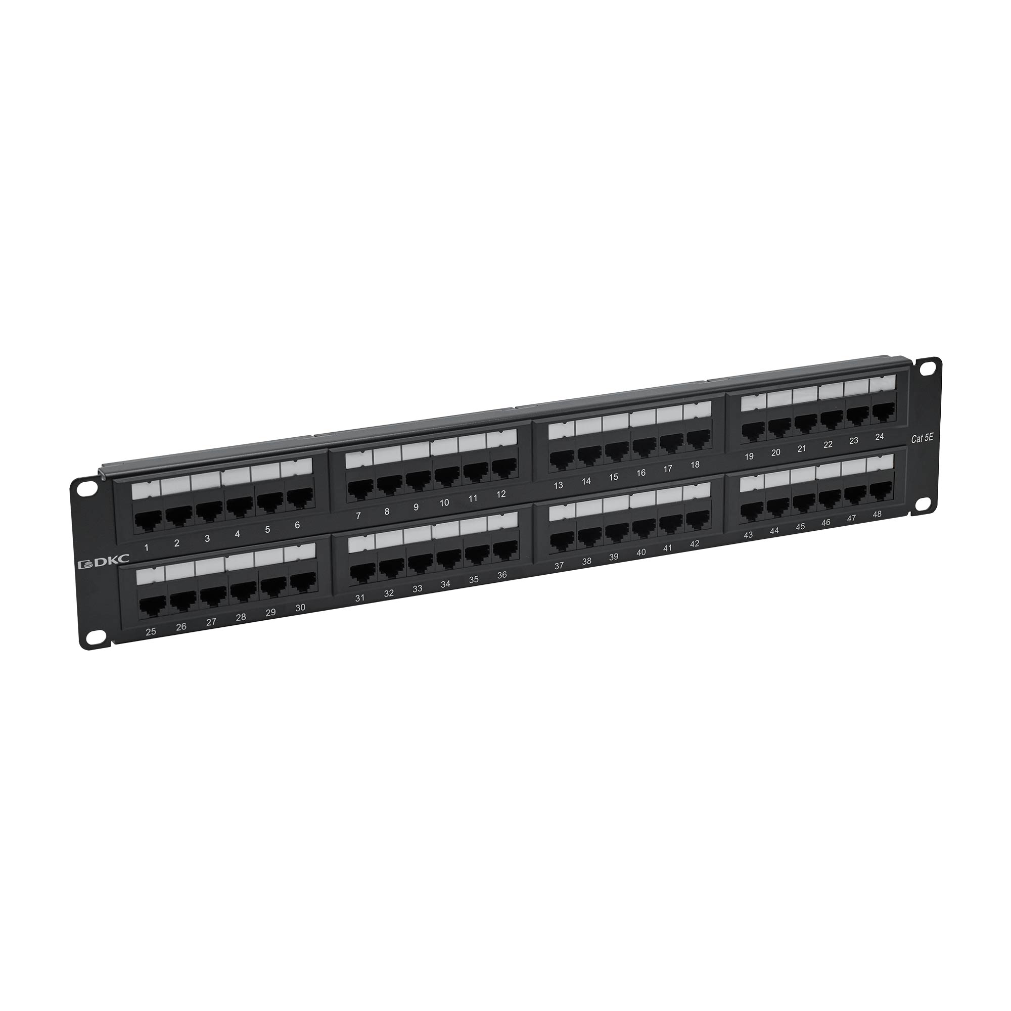 Патч-панель 19",2U,CAT5E, 48 портов RJ45, неэкранированная RN5PPU242 DKC