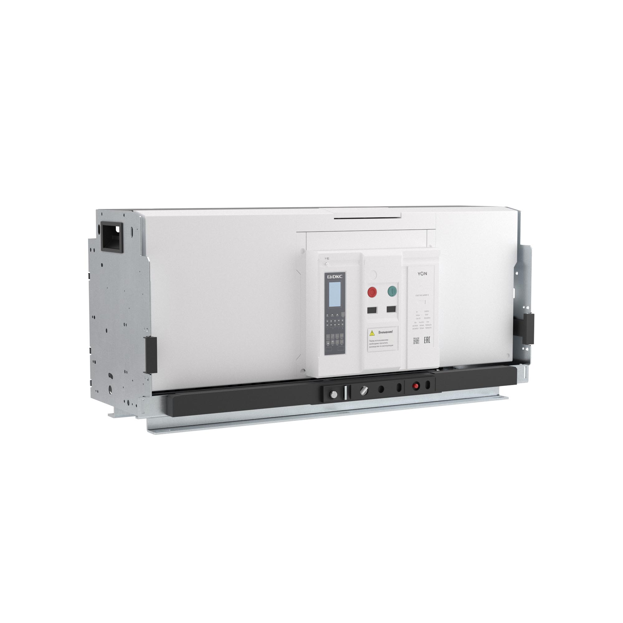 Воздушные автоматические выключатели YON pro ANX  Воздушный автоматический выключатель YON pro ANX63U 4P 6300 А 160 кА, типоразмер H, расцепитель ETE, выкатной, вертикальное подключение, управление 220 В AC DKC|ДКС