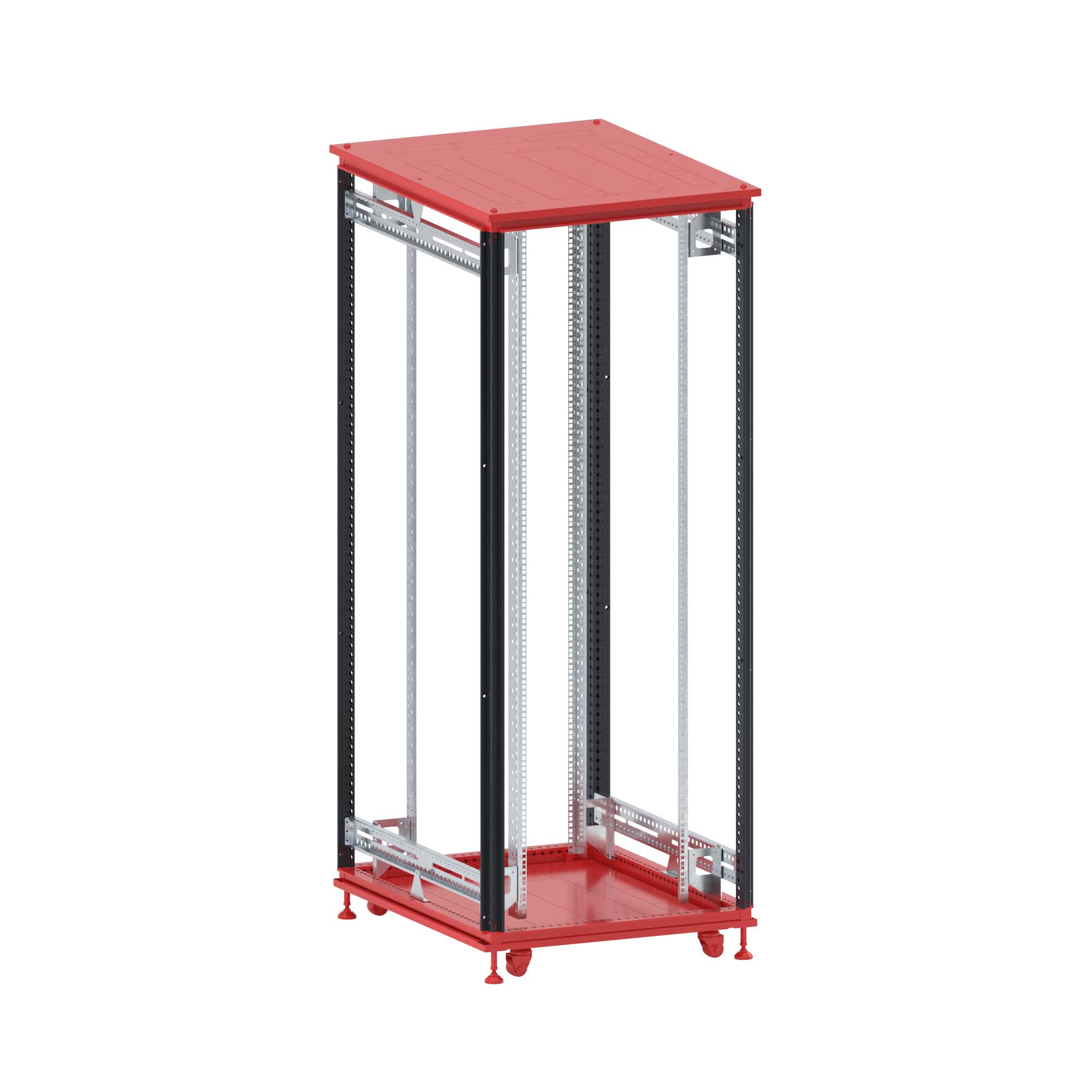 Стойки вертикальные комплект для 32U IT-CQE RAL9005