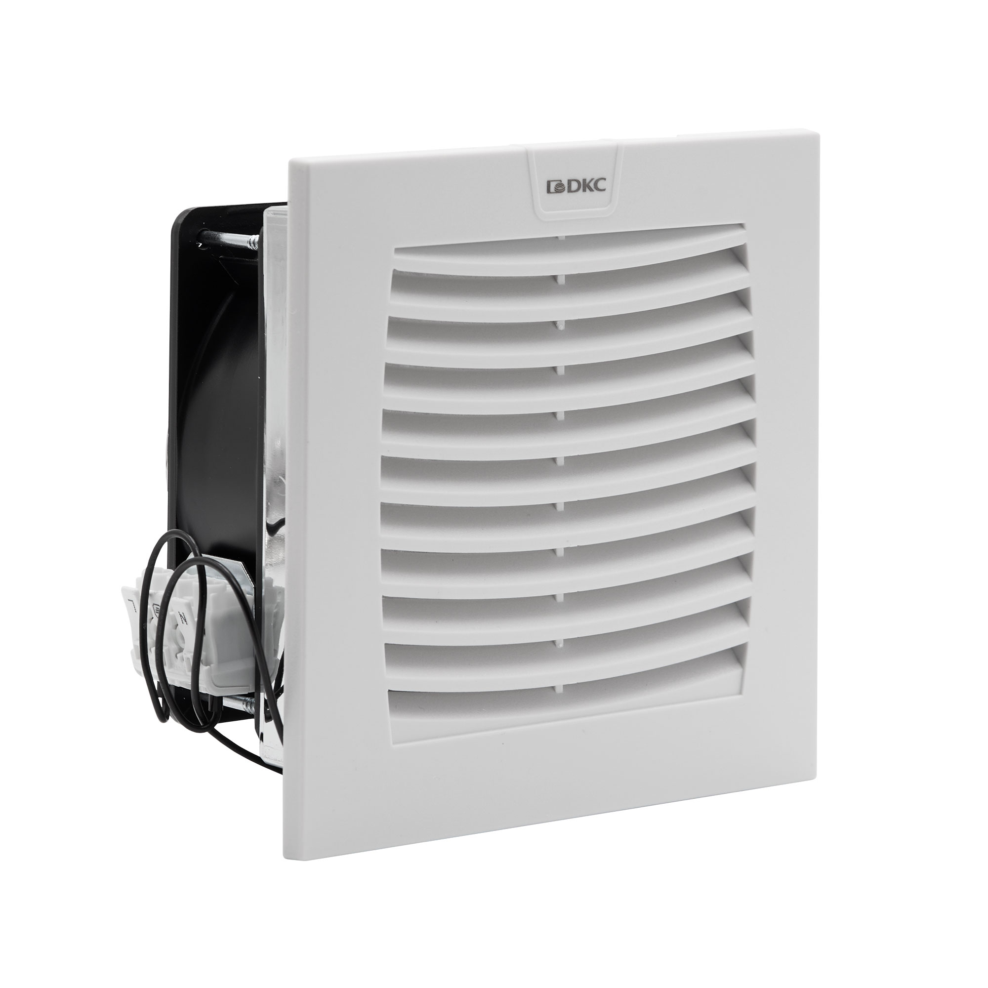 Вентилятор с фильтром ЭМС 100 м3/ч, 115В AC, 152х152 мм, IP54