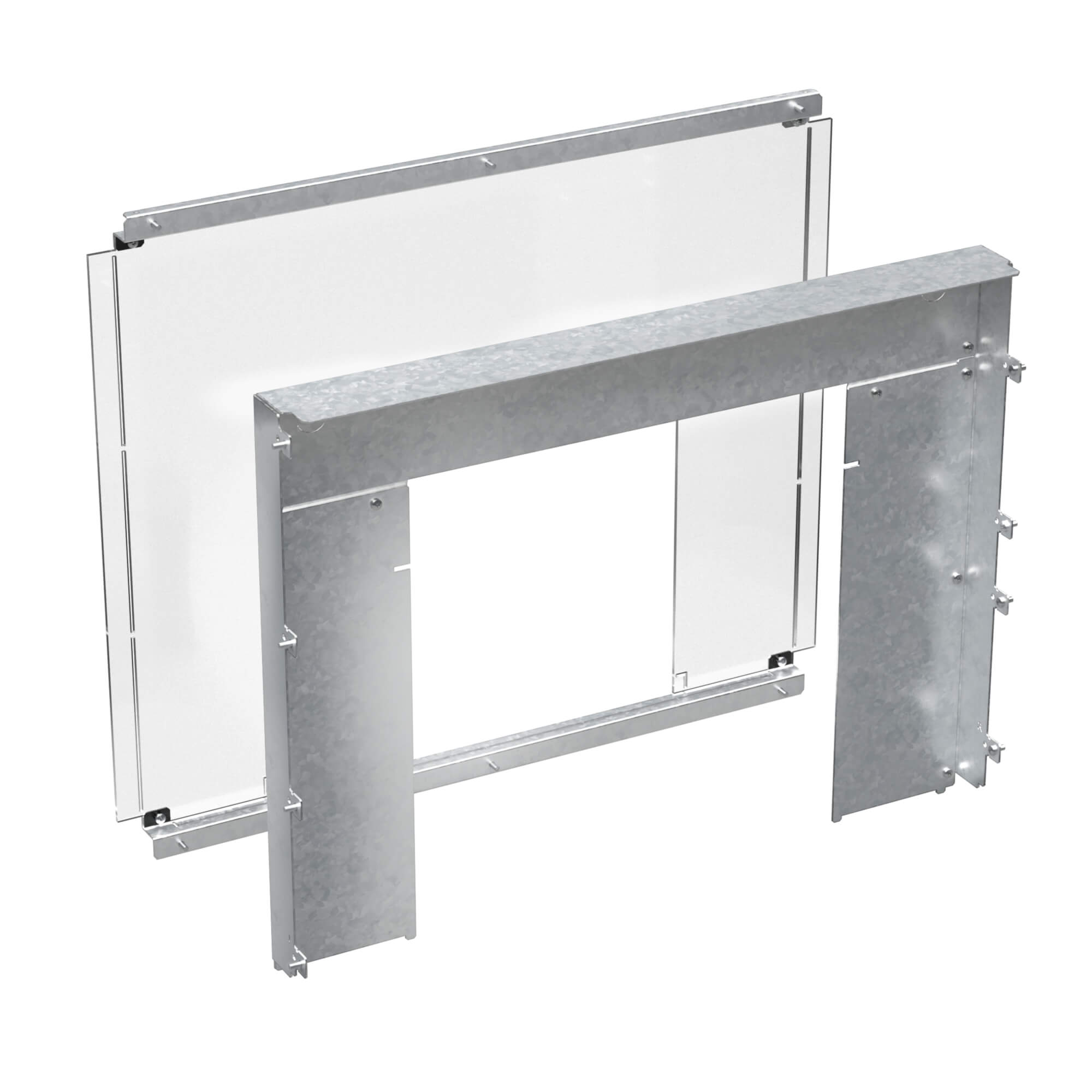 Закрытия для воздушных автоматических выключателей Комплект зонирования для внешних ФБ 3п NA8G-3200 стационарный Ш=600 В=600 DKC|ДКС