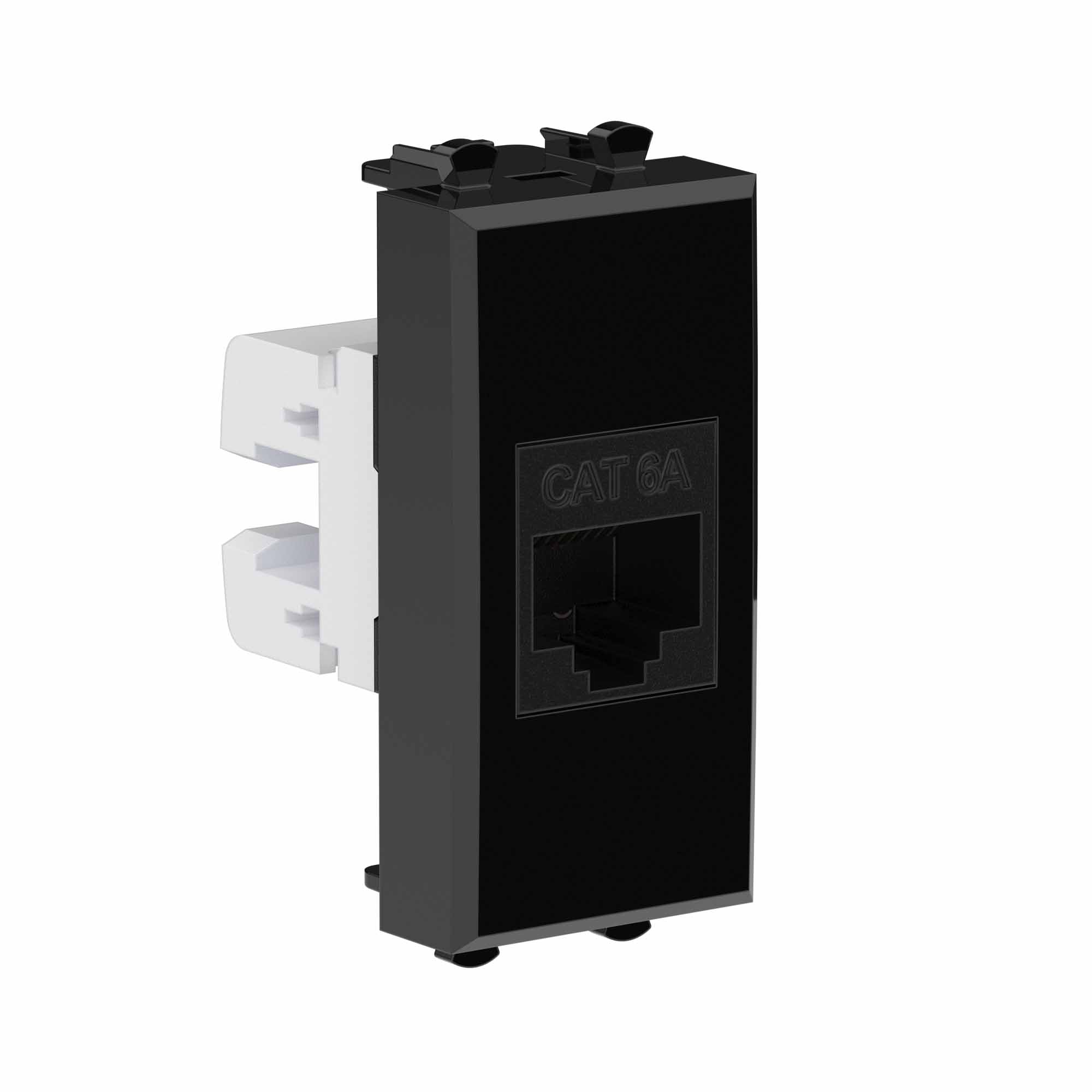 Компьютерная розетка RJ-45 без шторки модульная, кат.6А, "Avanti ...