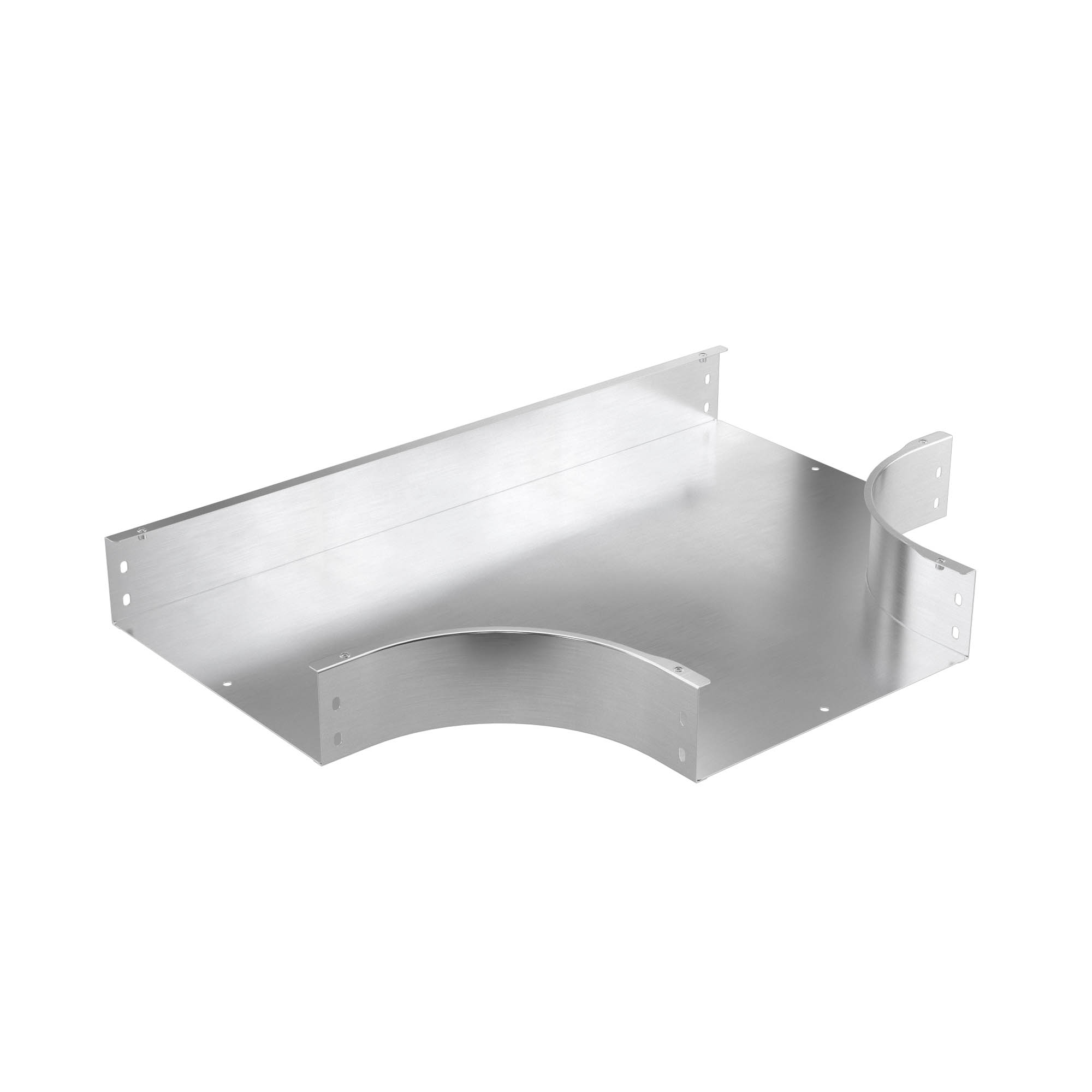 Ответвитель Т-образный 80х100, 1,5 мм, алюминий, в комплекте с ...