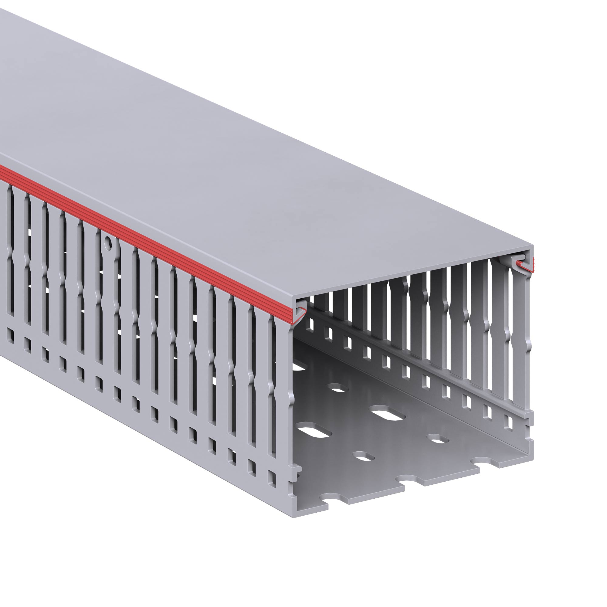 Перфорированные короба серии RL6 Короб перфорированный, серый RL6 80x60 DKC|ДКС