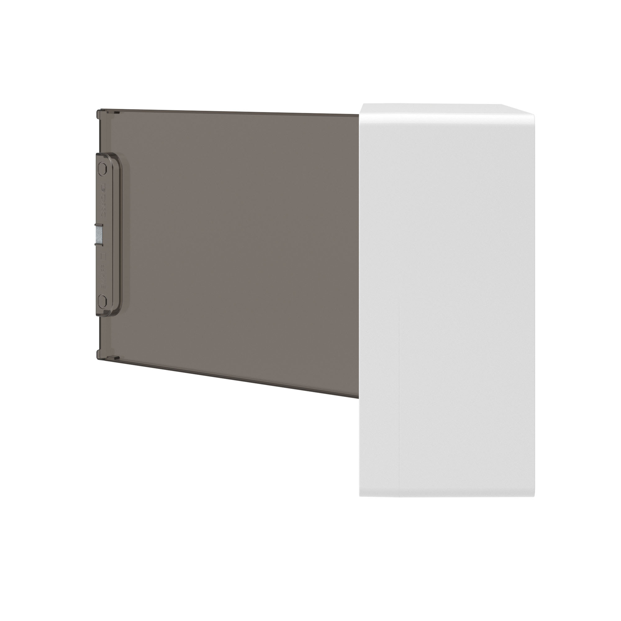 Щиток 12 мод настенный Фрейм (FRAME), белый, с тонированной дверцей, с 2 шинами  PEN на 6 и 8 отв.