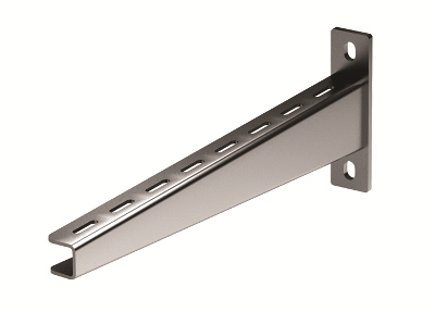 Reinforced bracket, L500, thickness 2,5 mm
