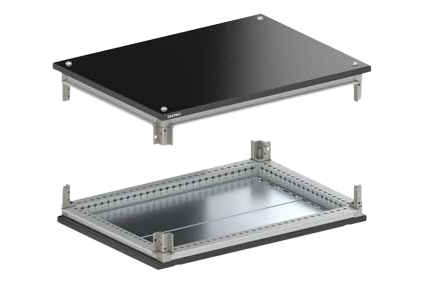 Enclosure frame CQE N - base and roof kit