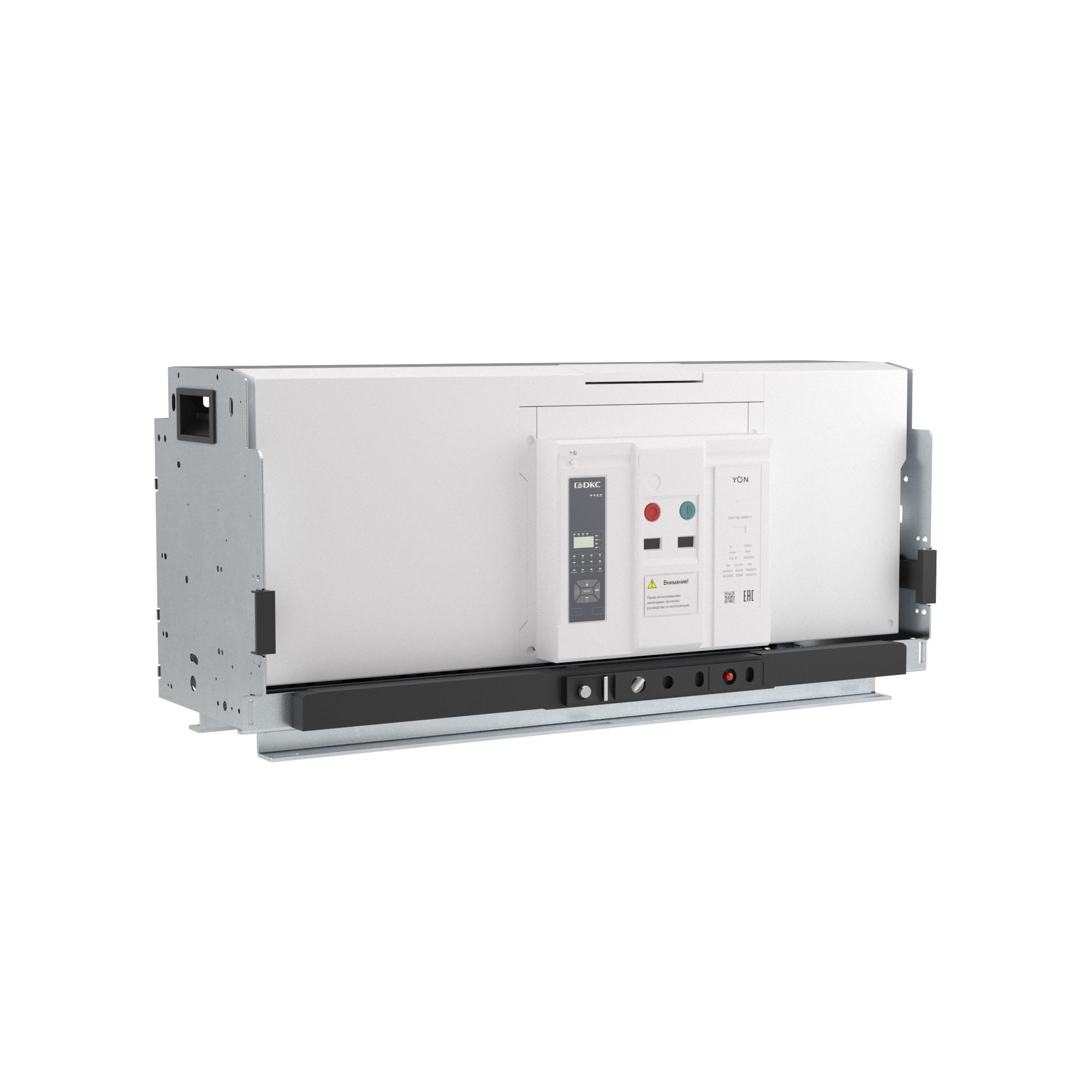 Воздушные автоматические выключатели YON pro ANX  Воздушный автоматический выключатель YON pro ANX63U 4P 6300 А 160 кА, типоразмер H, расцепитель ETA, выкатной, вертикальное подключение, управление 220 В AC DKC|ДКС