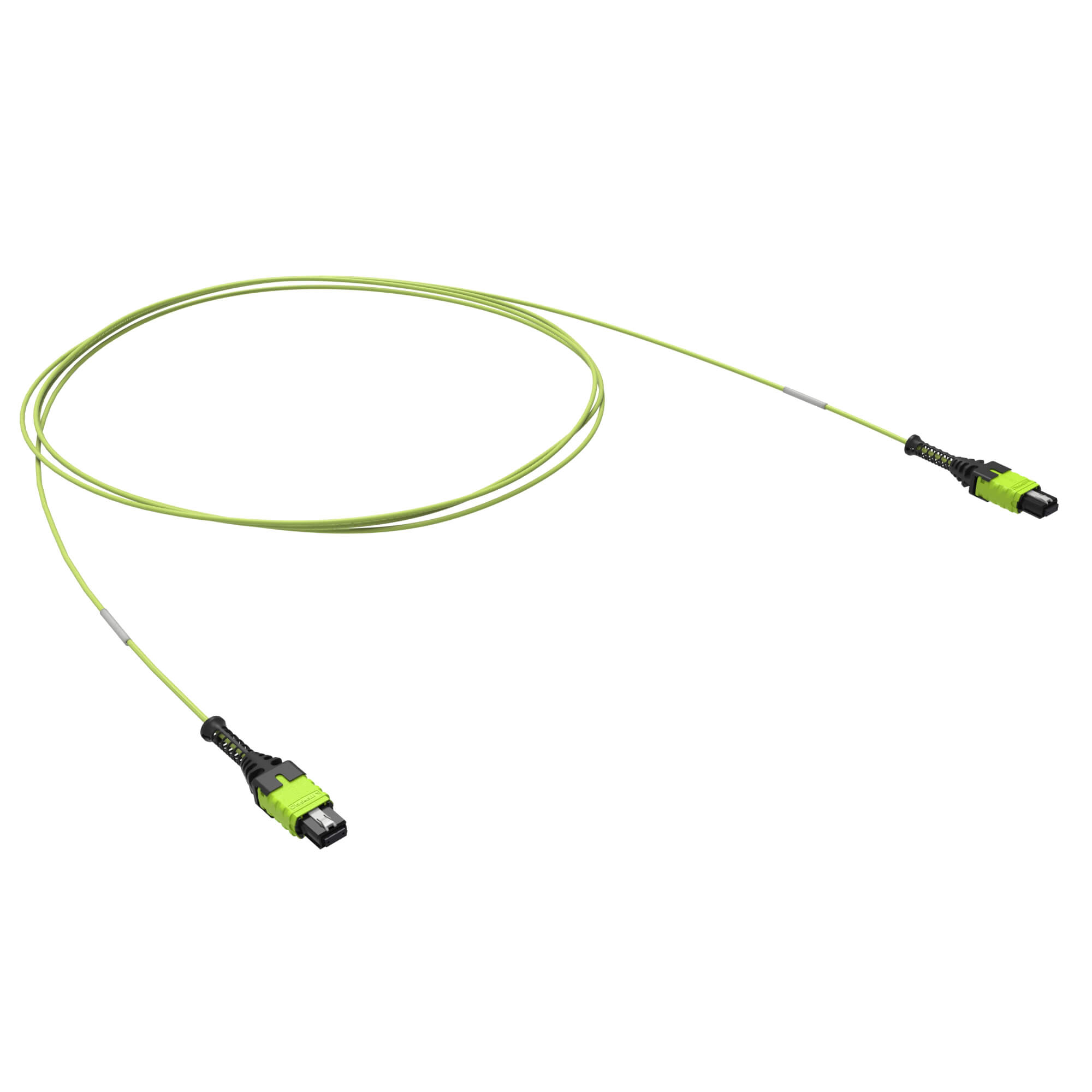 Patch cord 12 FO 50/125 OM5, 1xMTP PRO (12)/1xMTP PRO(12), 4m (Female-Female, polarity B)