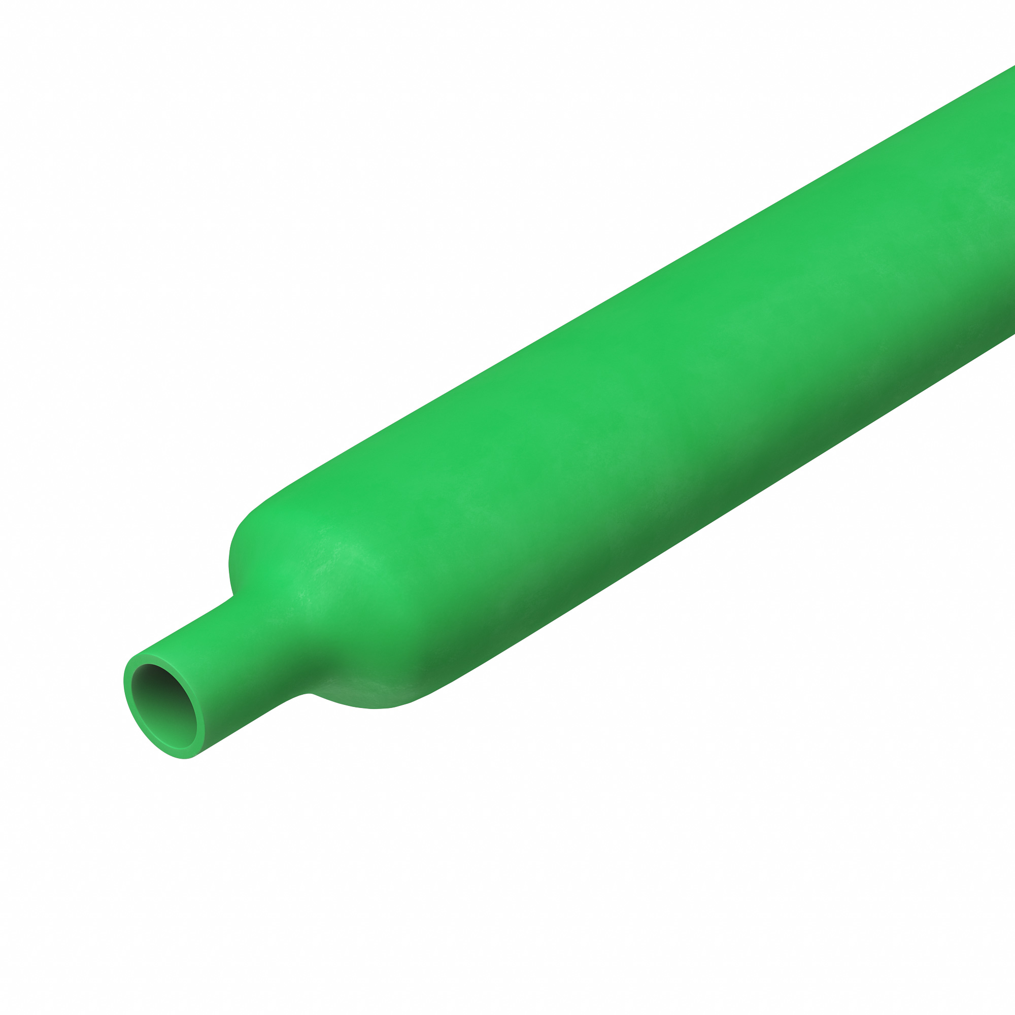 Heat shrink self-extinguishing tube 3/1 mm green 3:1
