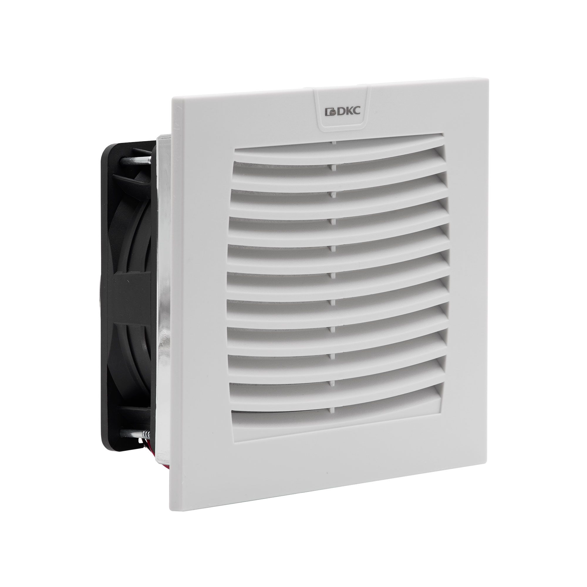 Вентилятор с фильтром ЭМС 120 м3/ч, 12В DC, 152х152 мм, IP54