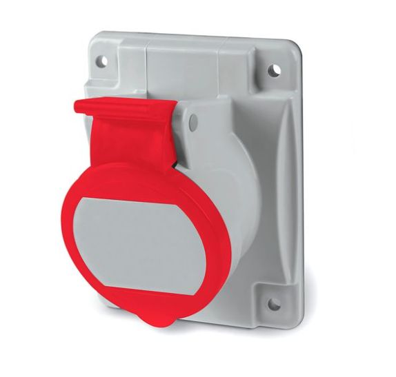 Розетки скрытой установки Розетка панельная с наклоном артикул DIS4131667 IP44 16А 3P+E+N 400В DKC|ДКС