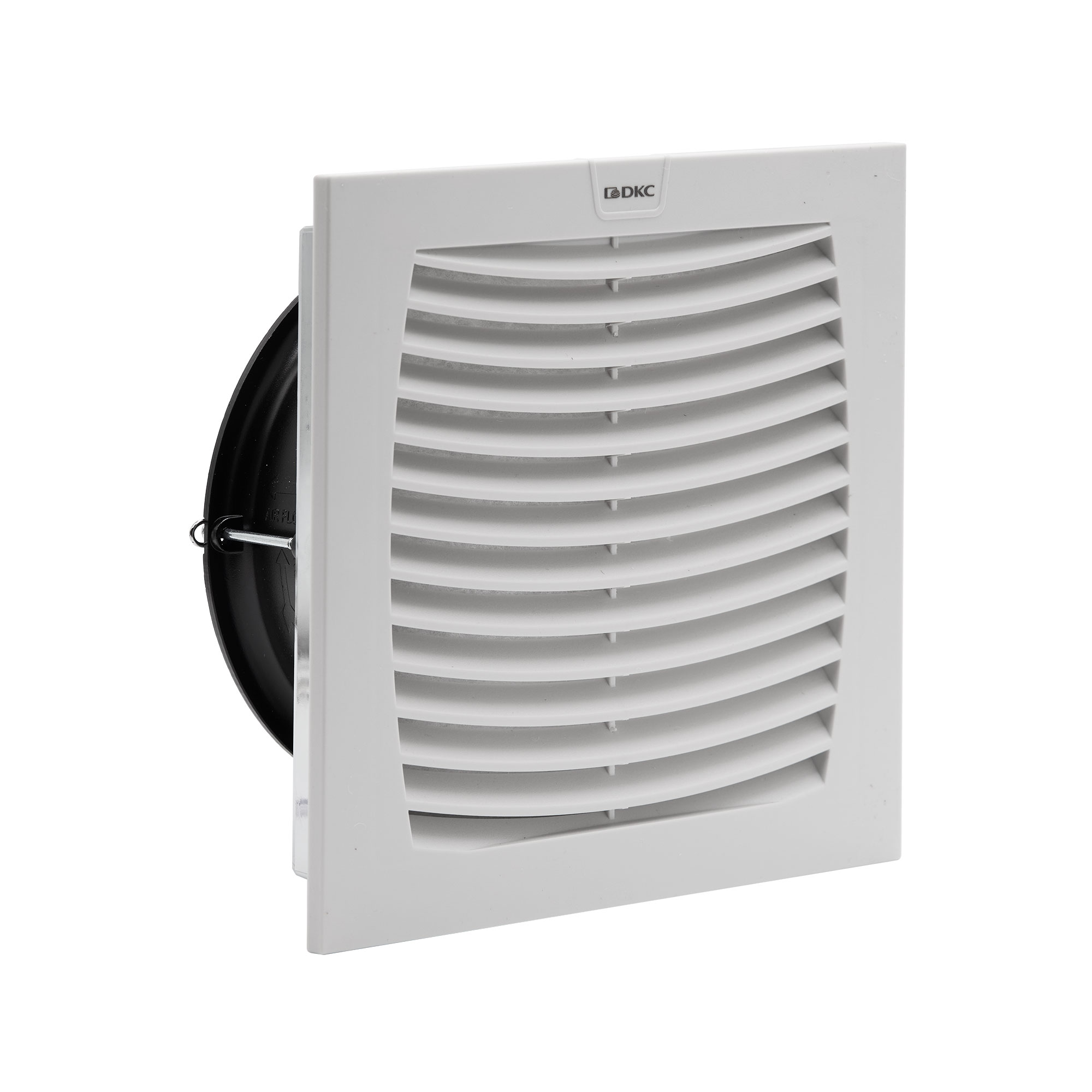 Вентилятор с фильтром ЭМС 200 м3/ч, 115&230В AC, 204х204 мм, IP54