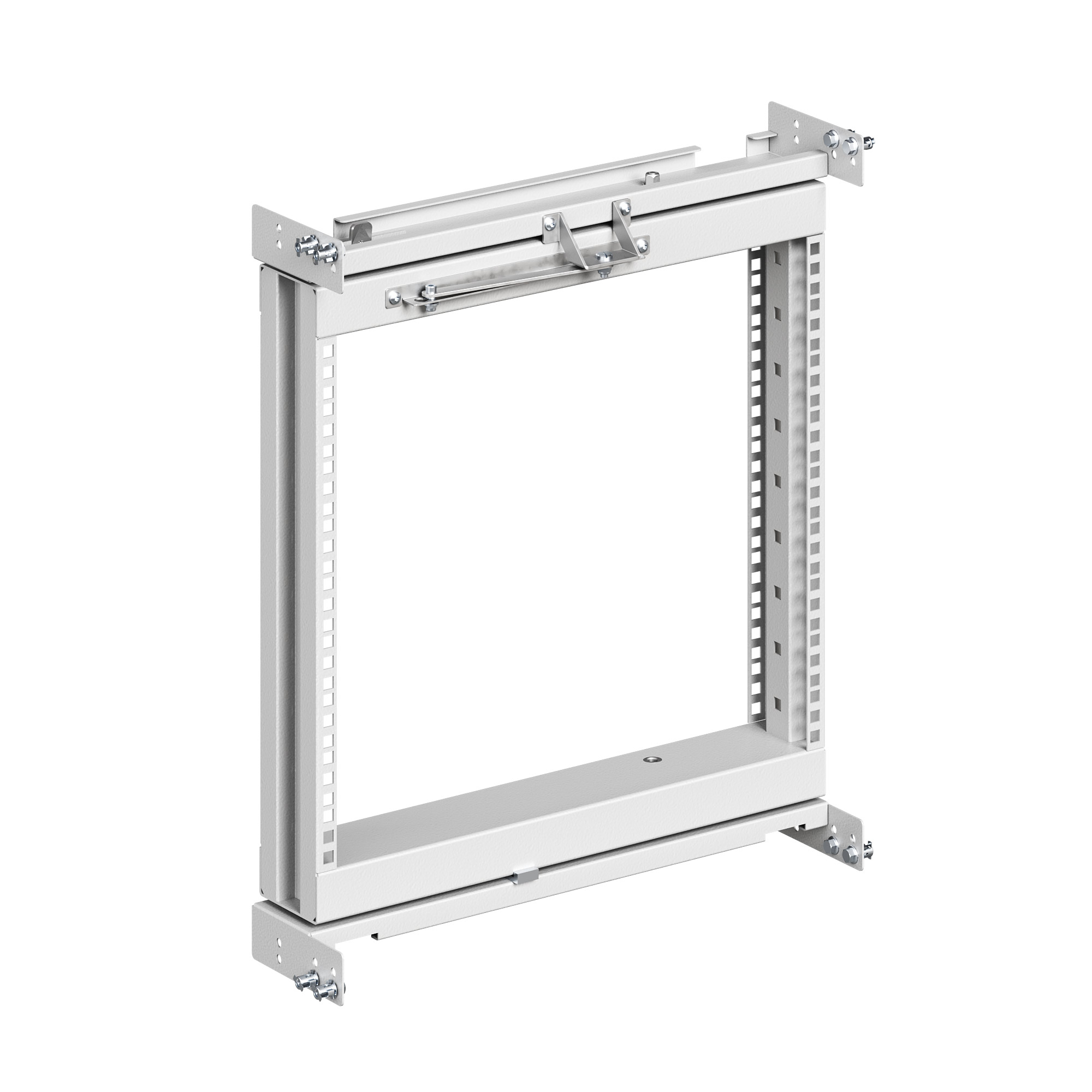 Рама поворотная частичная, центрированная 16U для 19" оборудования для корпусов CQE & CQE N, ВхШ 1000х600 мм RAM block