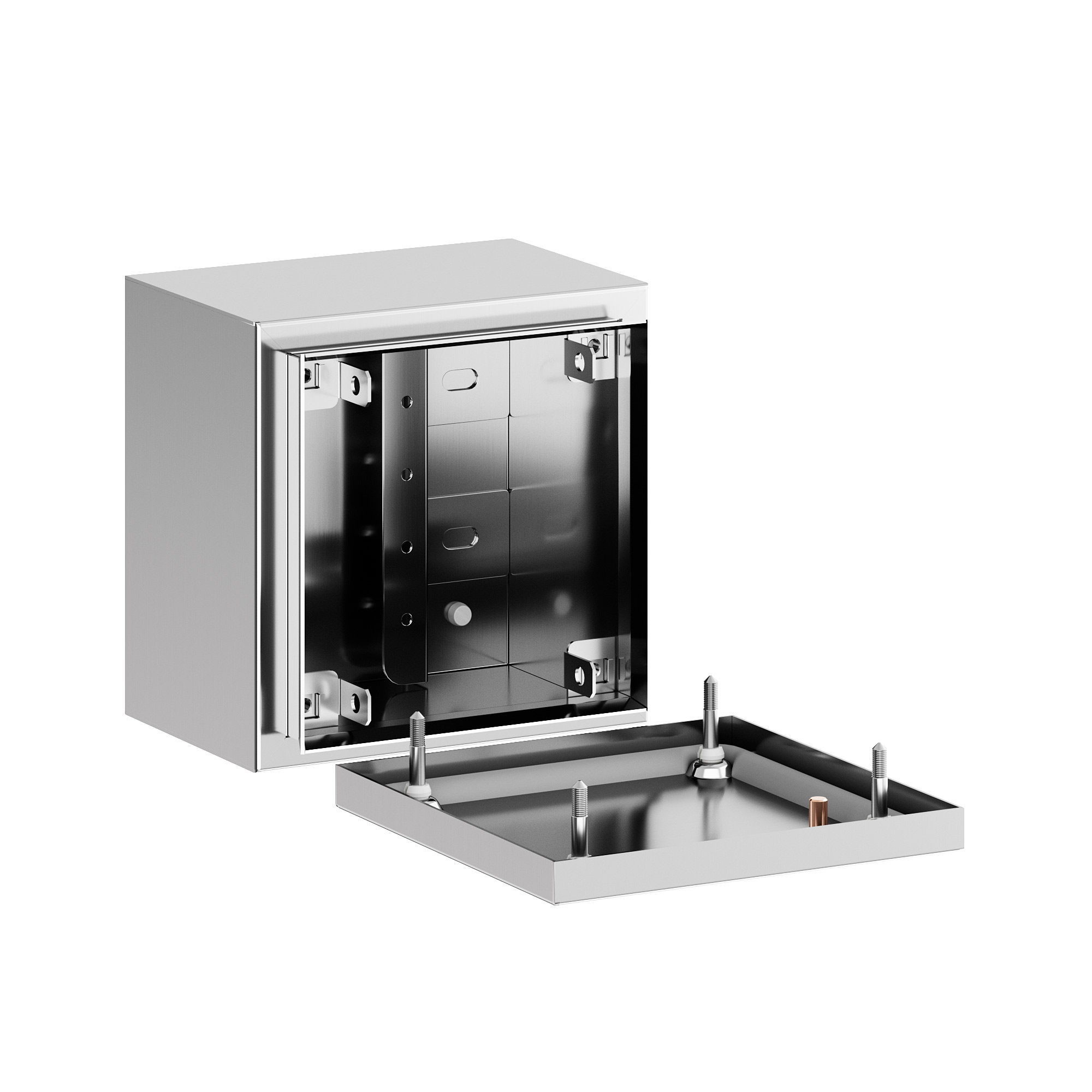 Корпус клеммный SDI из нержавеющей стали AISI316 ВxШxГ 150x150x120 мм, IP66