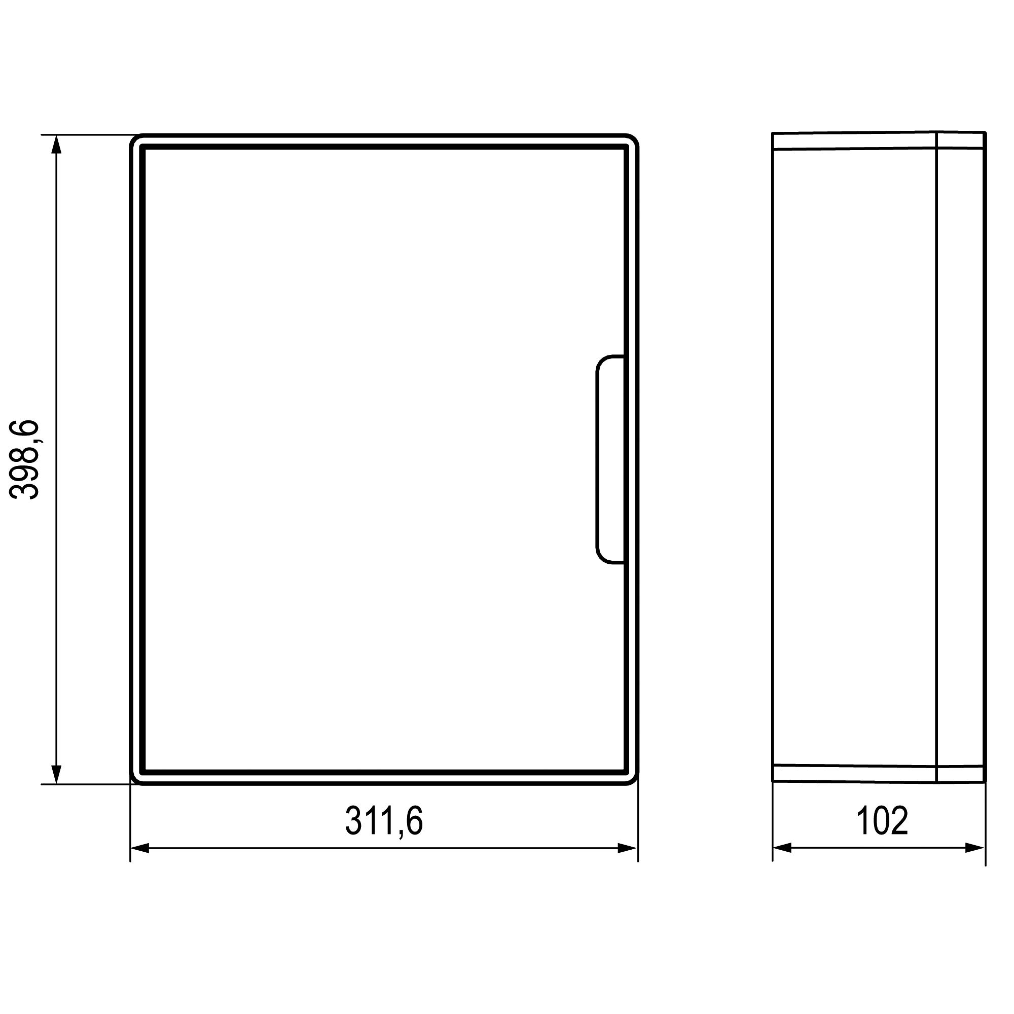 Щиток 24 мод настенный Фрейм (FRAME), белый, с белой дверцей, с 4 шинами PEN (2шт на 8 отв. и 2шт на 6 отв)