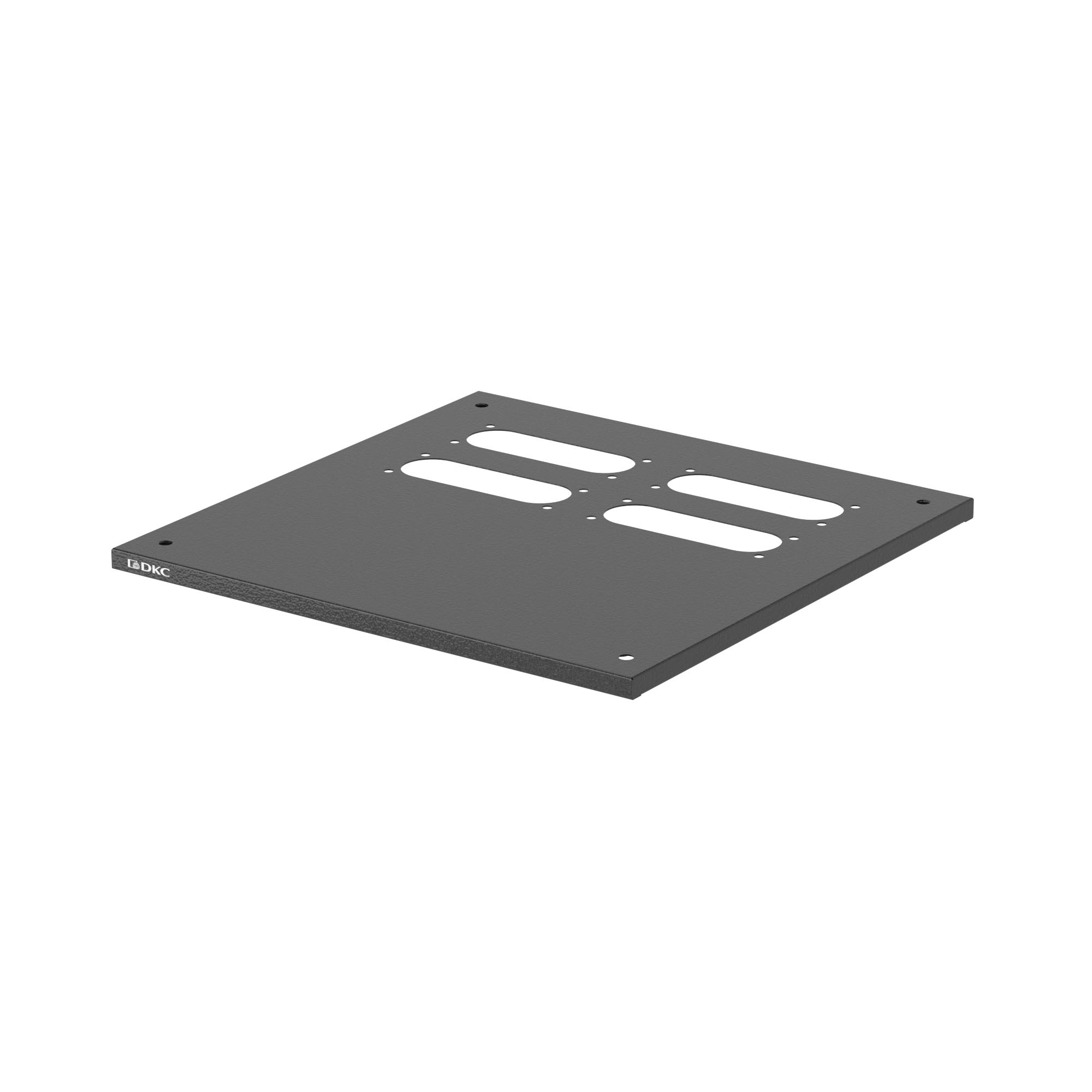 Верхняя панель под фланец FL21 черная RAL9005 600x600 мм RAM power