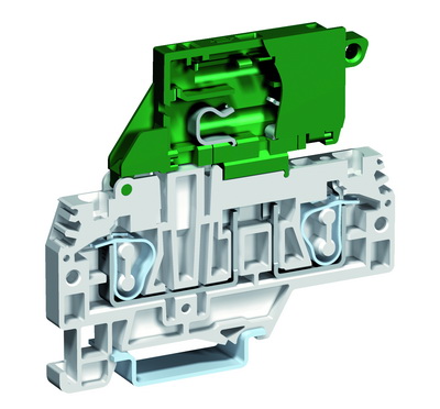 Держатель предохранителя 5x20. Пружина. 4 кв. мм. Серый. С ...