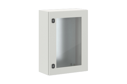 CE wall-mounted enclosures with glass door